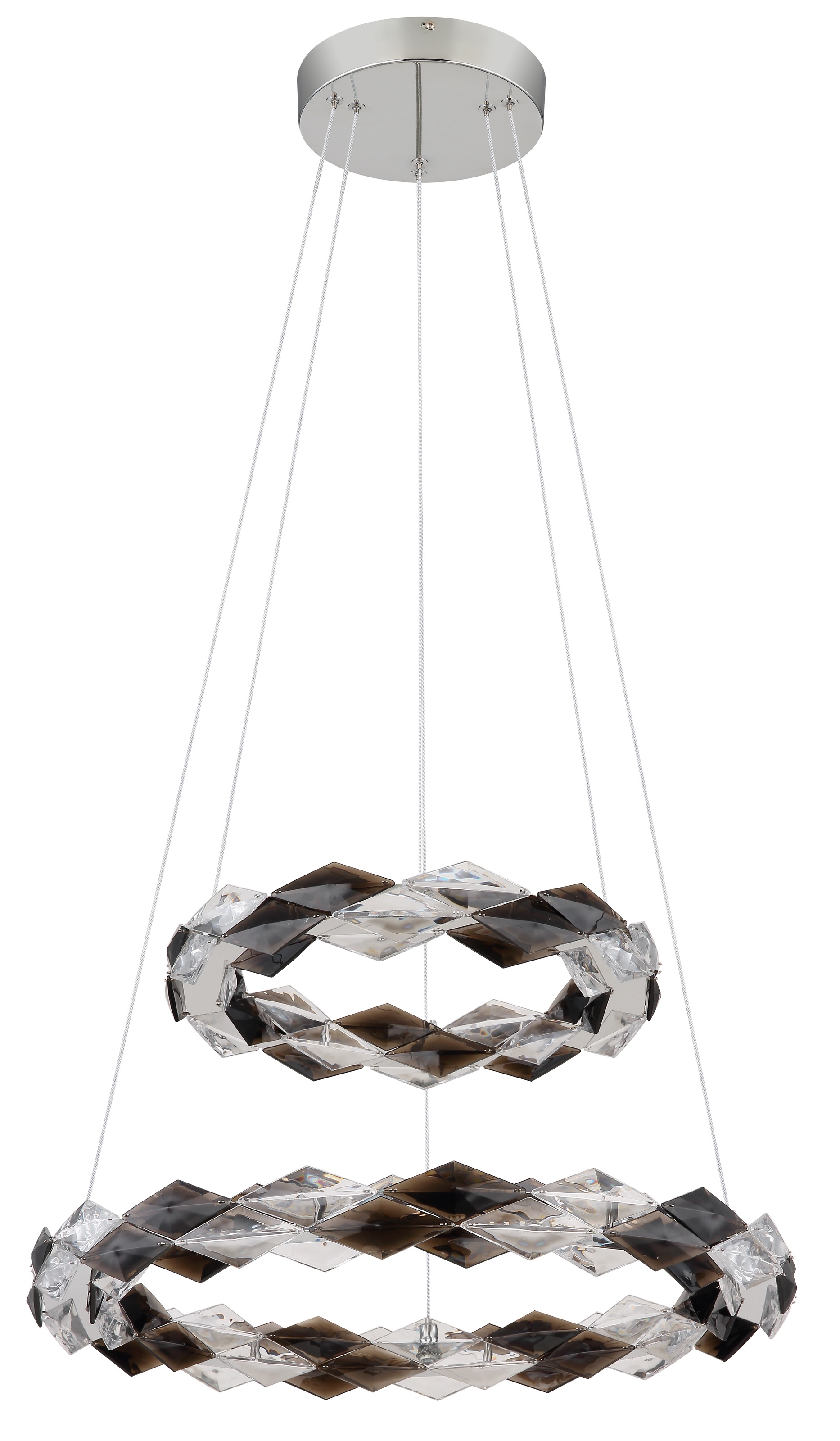 GLOBO LIGHTING LED Pendelleuchte »KARILION«, Leuchtmittel LED-Modul | LED fest integriert, Hängelampe/Hängeleuchte/Wohnzimmer/Esstisch/elegant