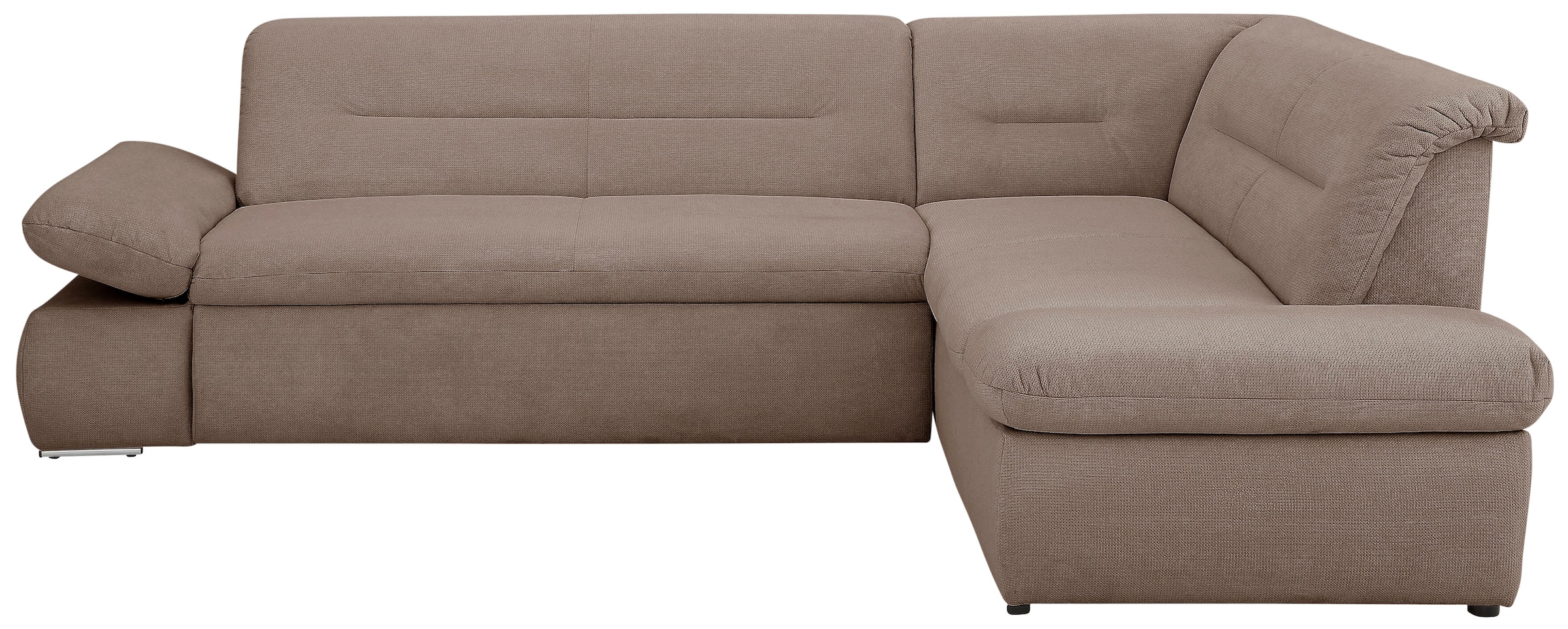 INOSIGN Ecksofa »Avesa L-Form«, Wahlweise mit Arm- und Bettfunktion, B/T/H: 275/211/80 cm