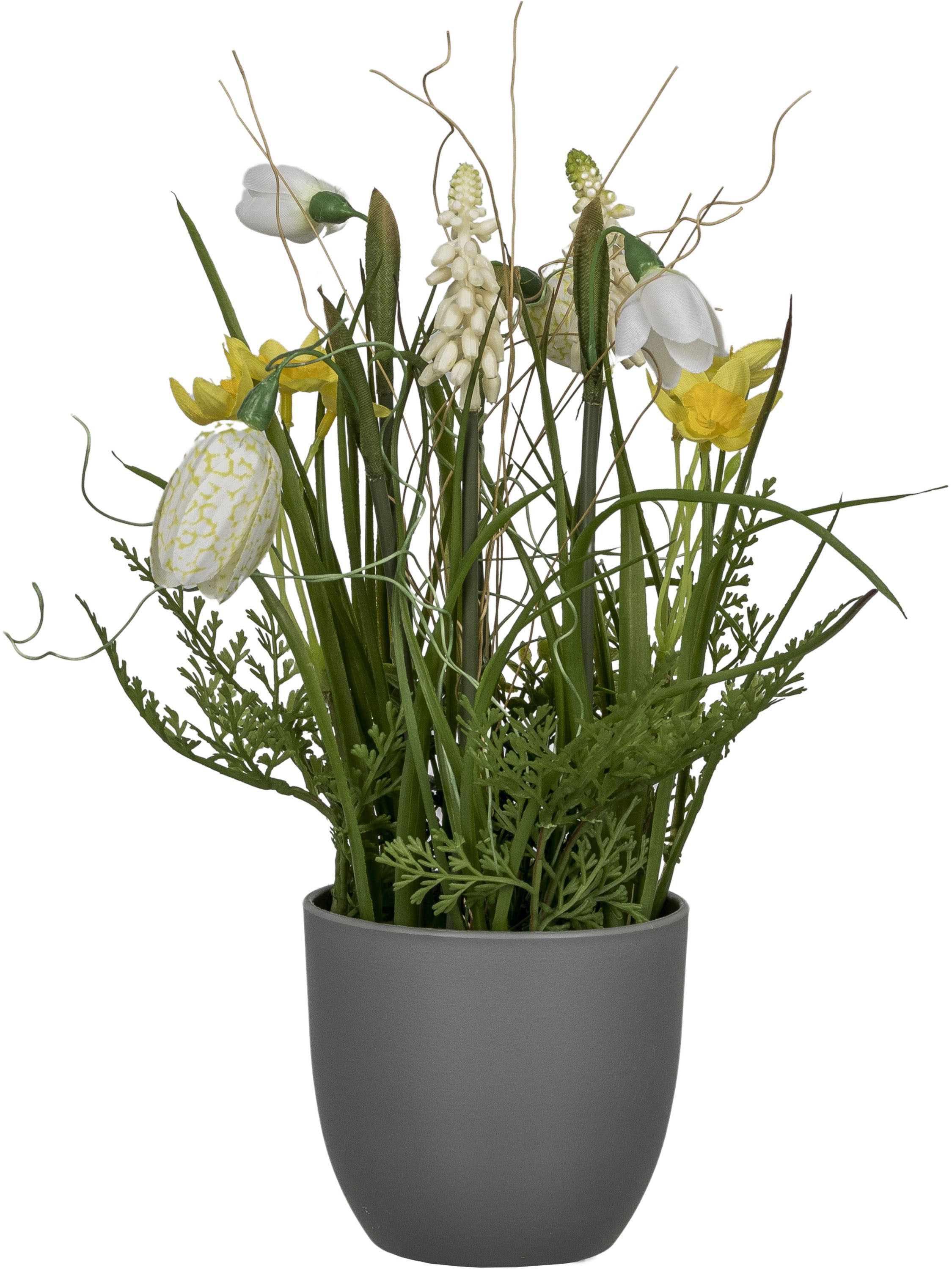 Creativ green Kunstblume »Arrangement mit Frühlingsblumen« mit traumhaft schönen Blüten