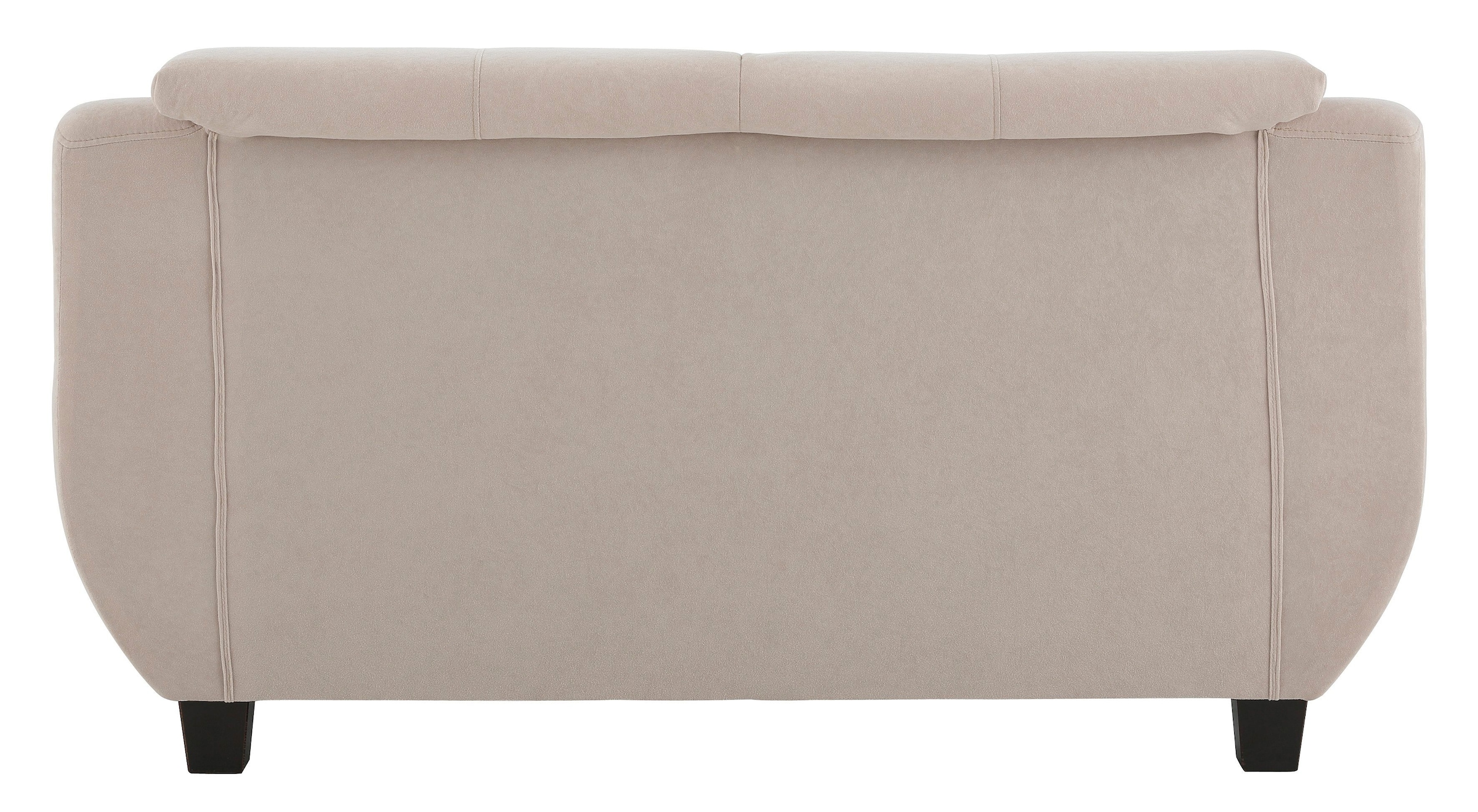 Home affaire 2-Sitzer »Yesterday Couch, B/T: 159/91 cm, belastbar bis 140kg/ Sitz«, Microfaser, natur