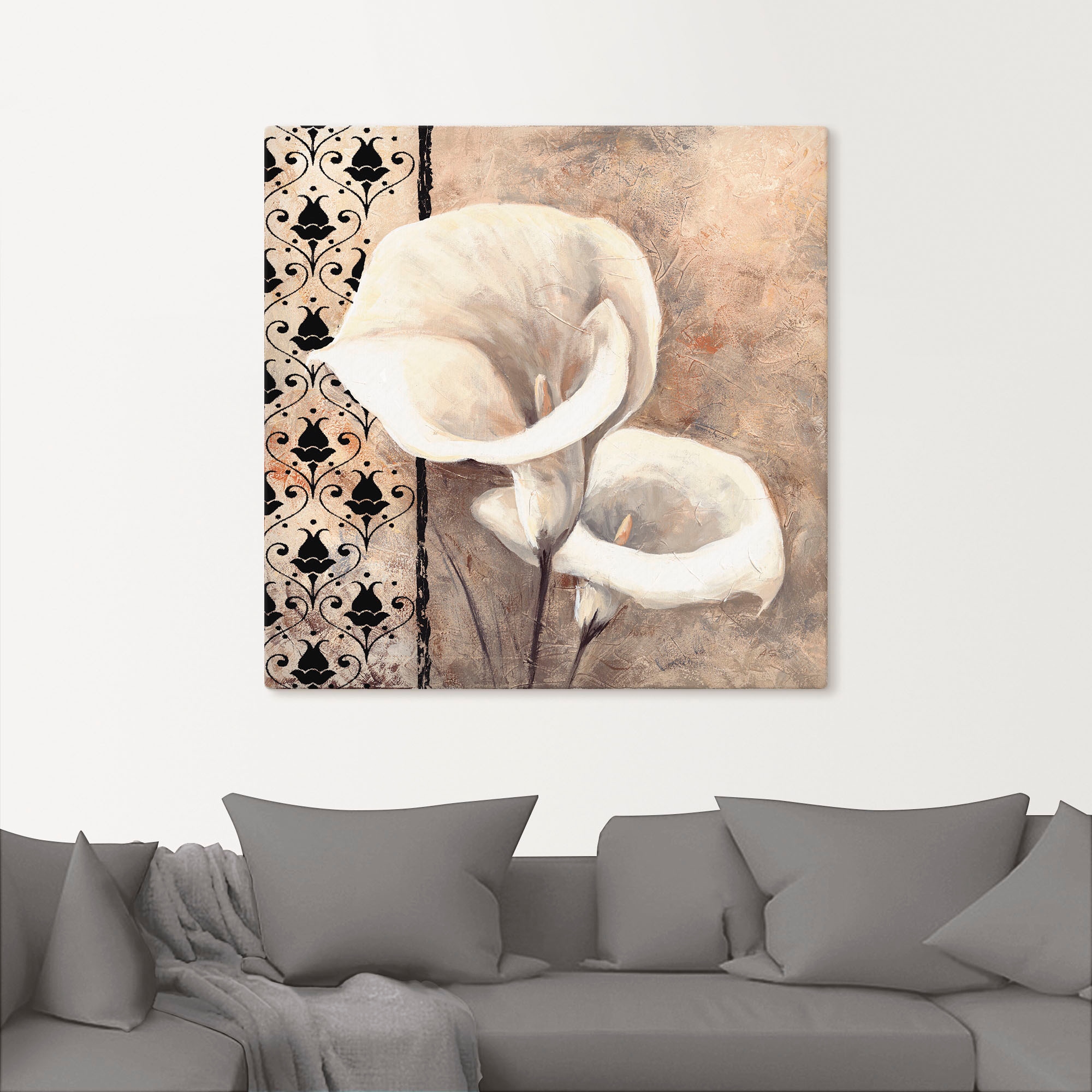 Artland Wandbild »Klassische Callas«, Blumenbilder, (1 St.), als Alubild, Outdoorbild, Leinwandbild, Poster in verschied. Größen