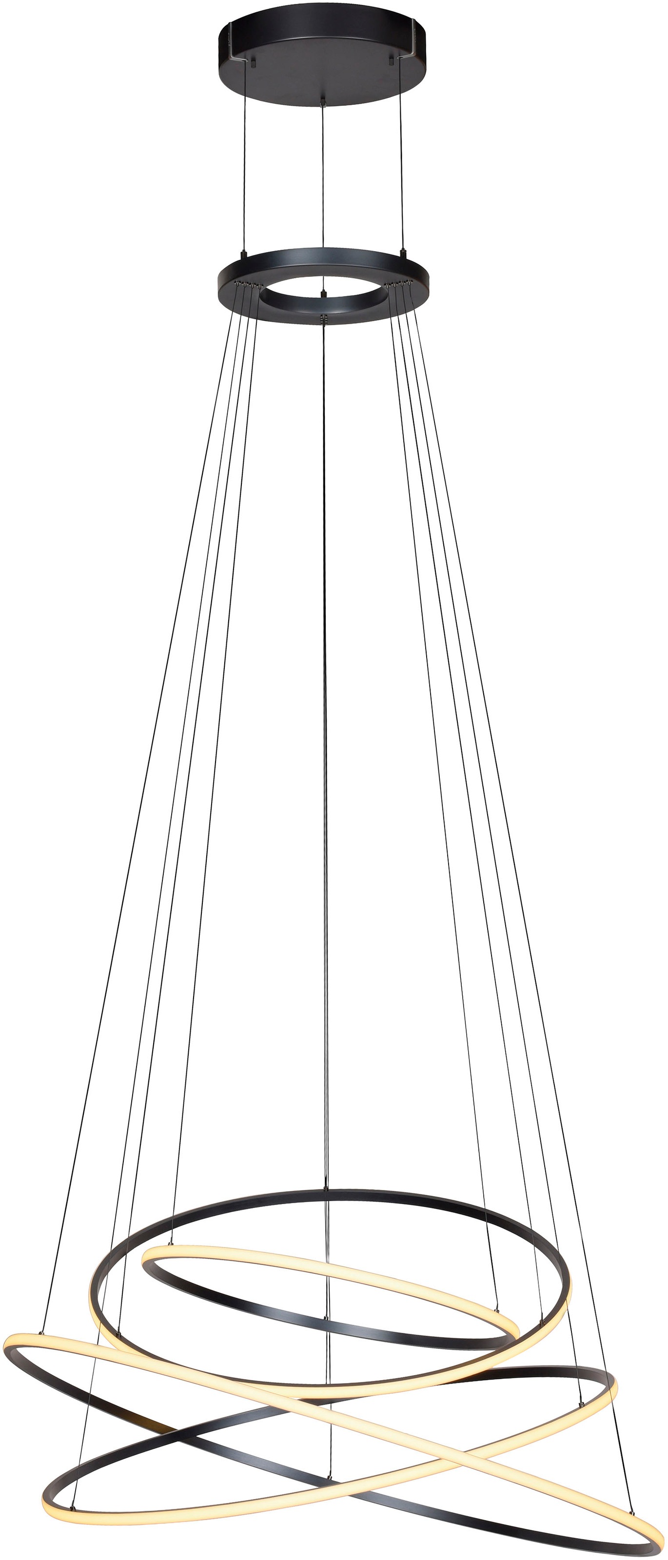 Neuhaus PURE LED Pendelleuchte »PURE E-Flying Rings« LED-Board 1 Stk. warmweiß - kaltweiß e-LIFT® Funktion, CCT, dimmbar über Fernbedienung