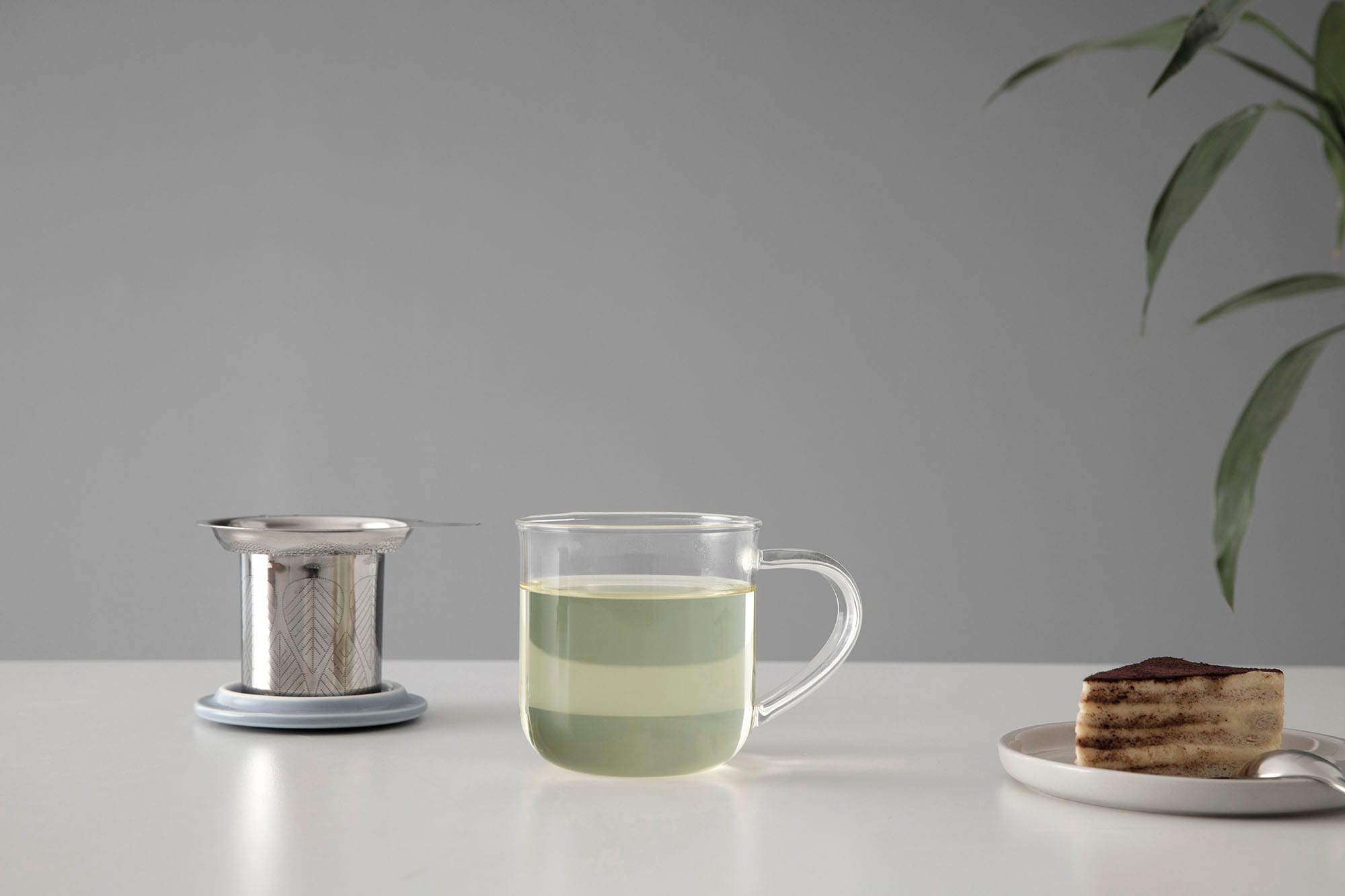 VIVA SCANDINAVIA Tasse »Eva«, mit Teesieb und Deckel, Borosilikatglas, 400 ml