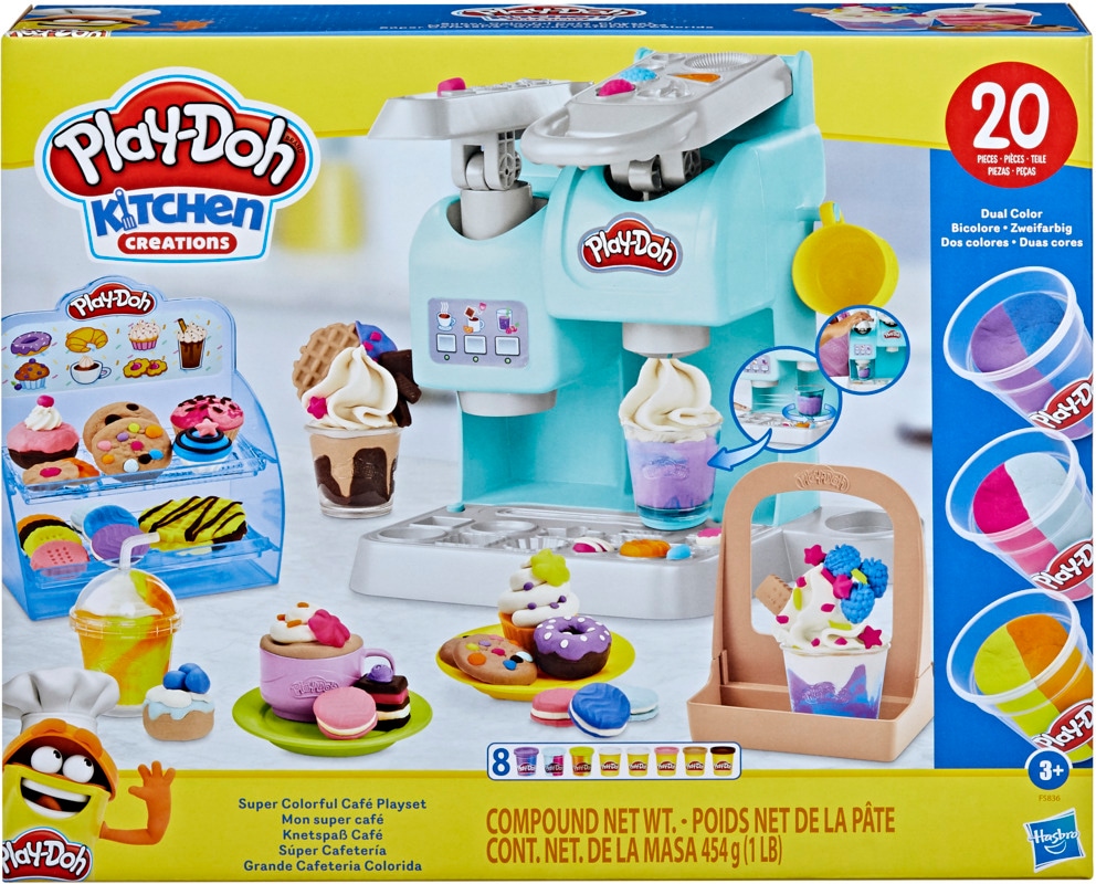 HASBRO Knetform-Set »Play-Doh Knetspaß Café« bunt