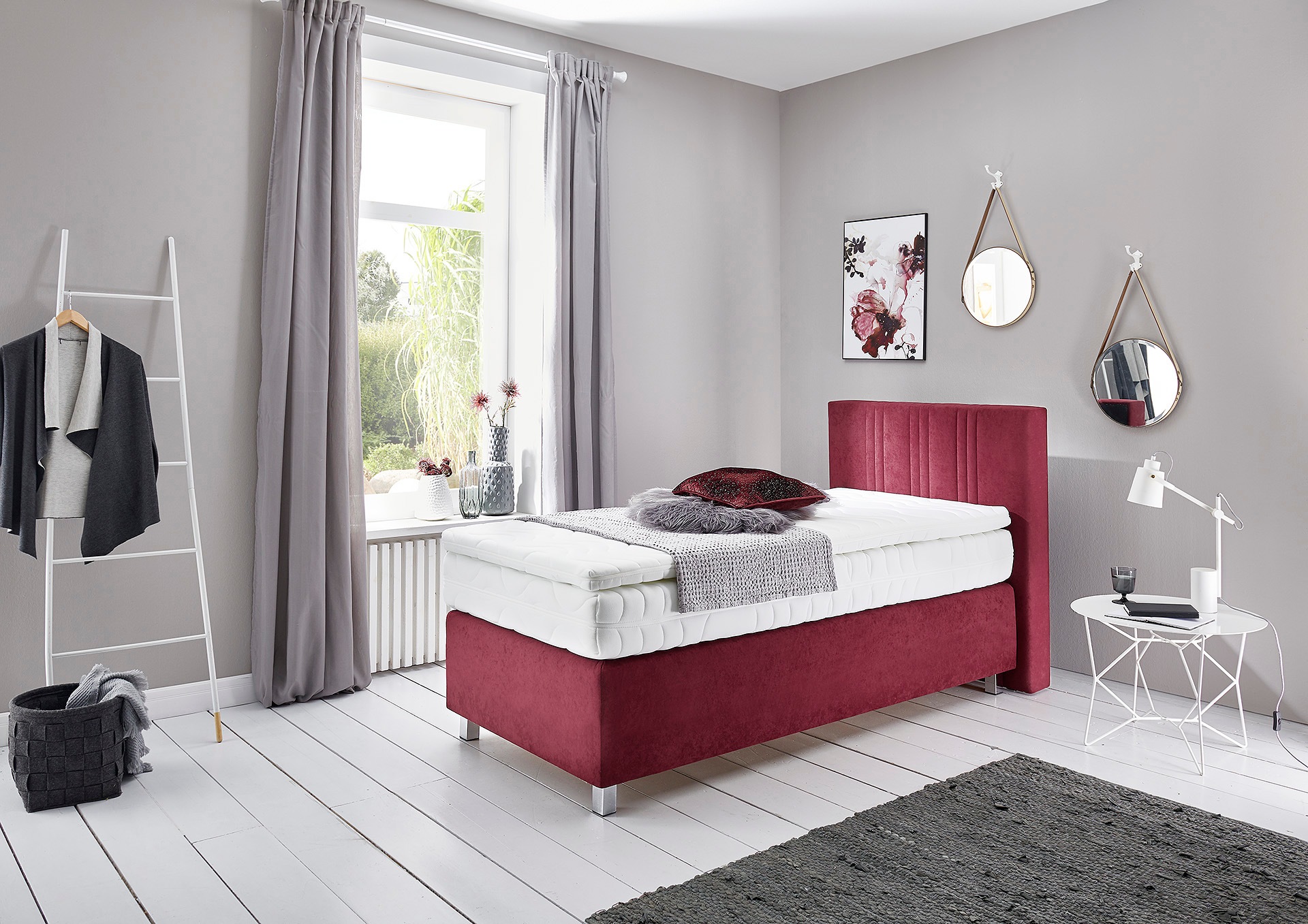 Westfalia Schlafkomfort Boxspringbett wahlweise mit Bettkasten und Topper günstig online kaufen