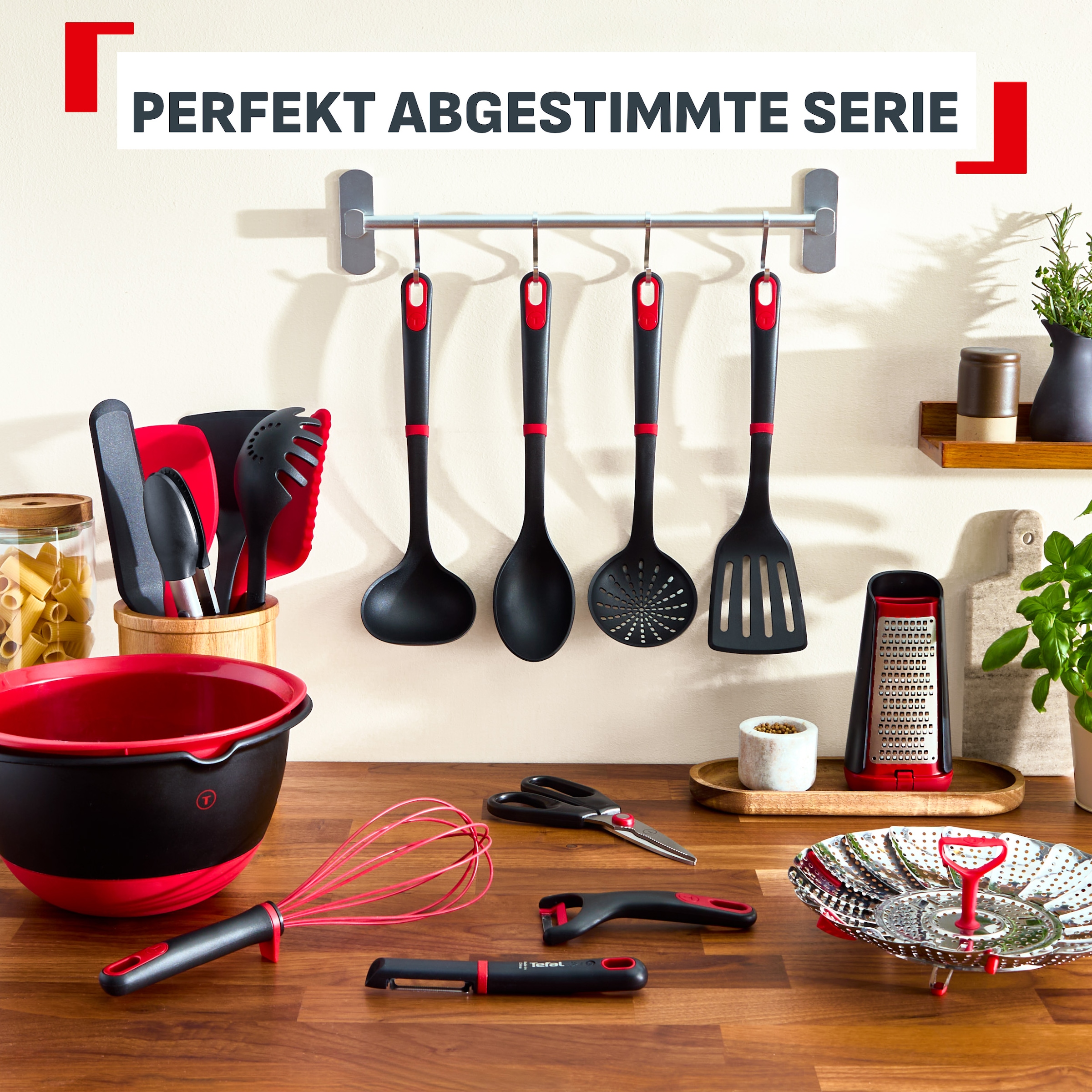 Tefal Schneebesen »Ingenio+« Silikon-Sicherheitsring, hitzebeständig - 230°C, spülmaschinenfest