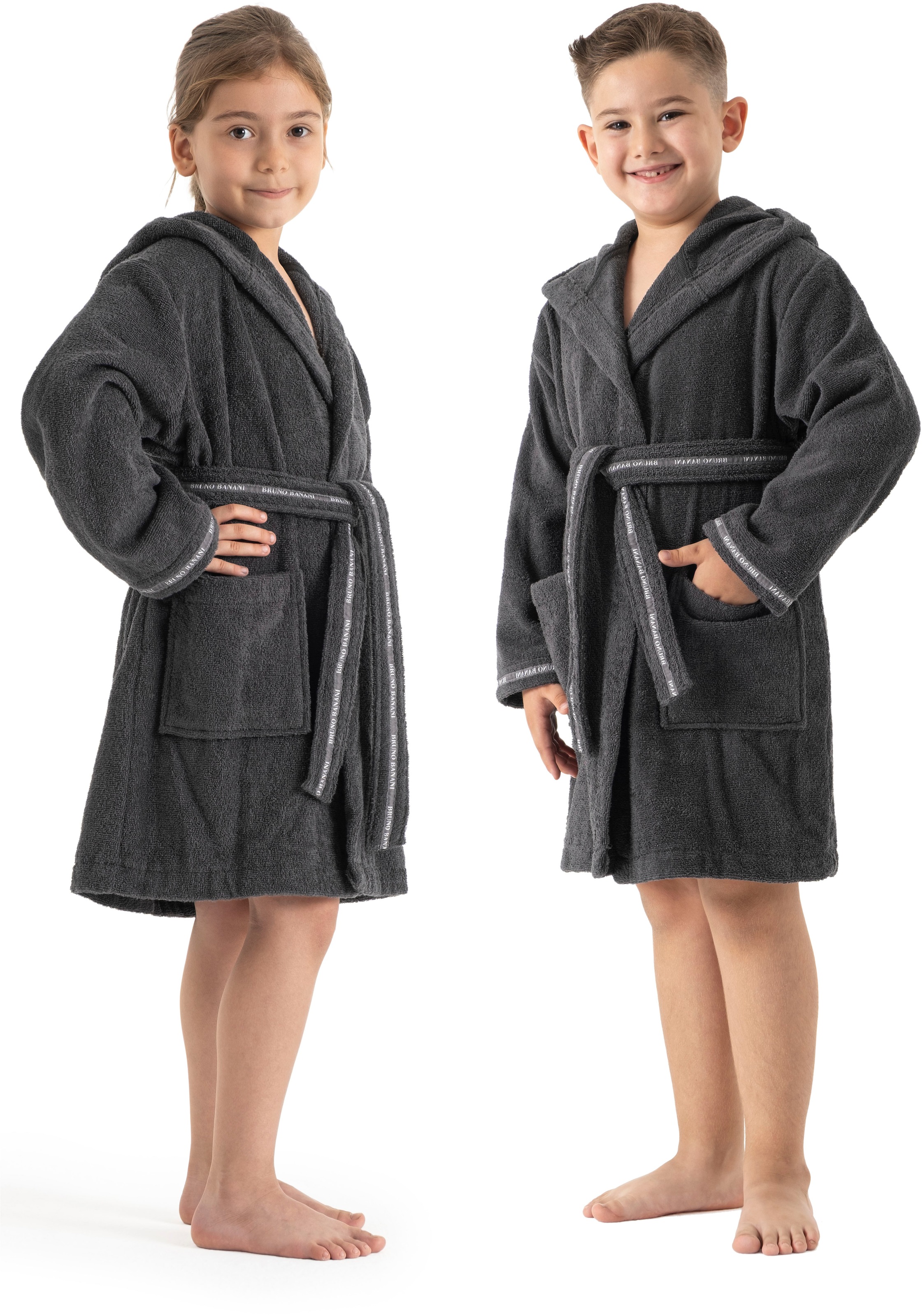 Bruno Banani Kinderbademantel »Danny, Ideal für Zuhause, Schwimmbad oder im günstig online kaufen