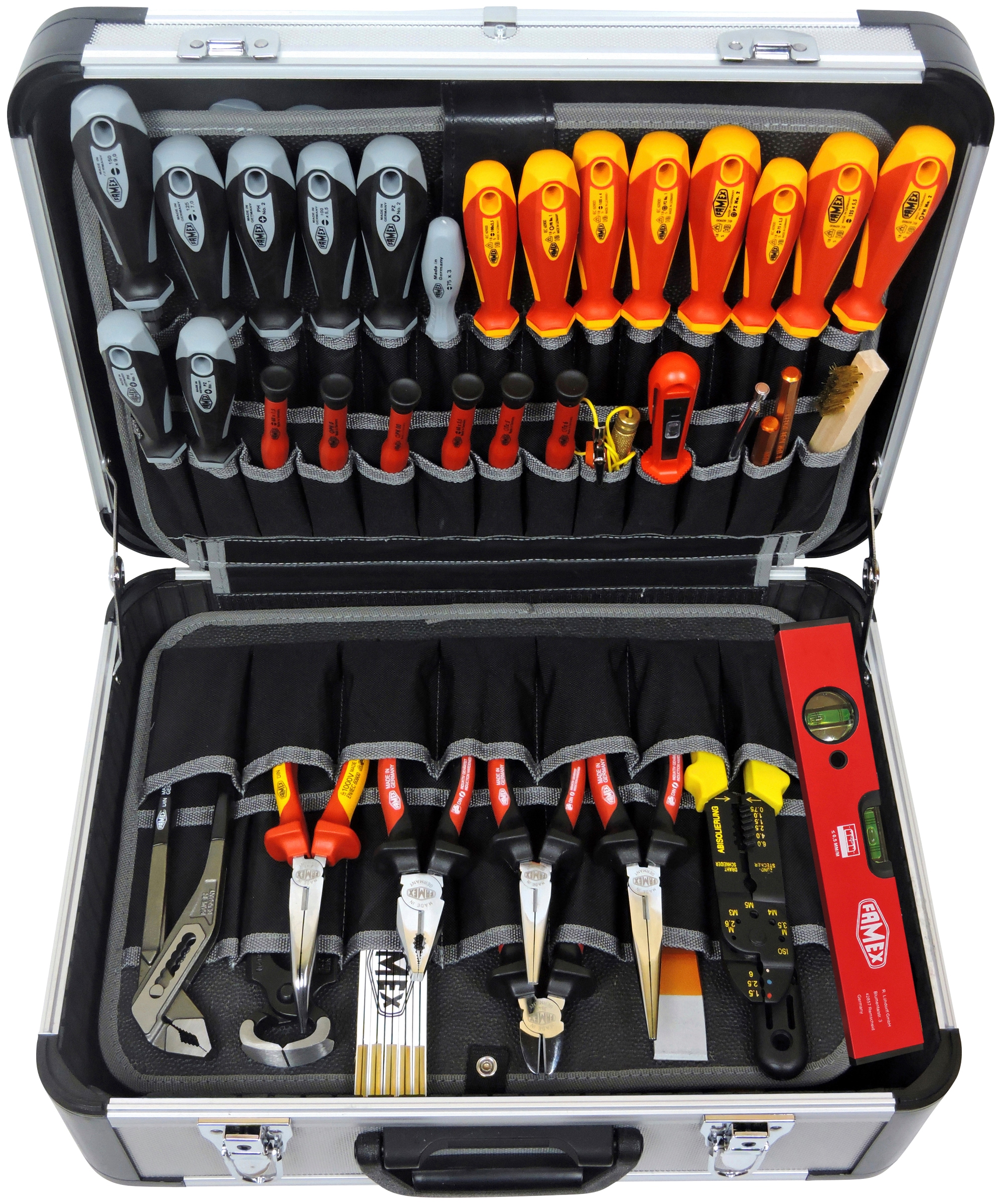 »418-18«, FAMEX jetzt Werkzeugkoffer mit Werkzeugset im 194-tlg., %Sale Werkzeug