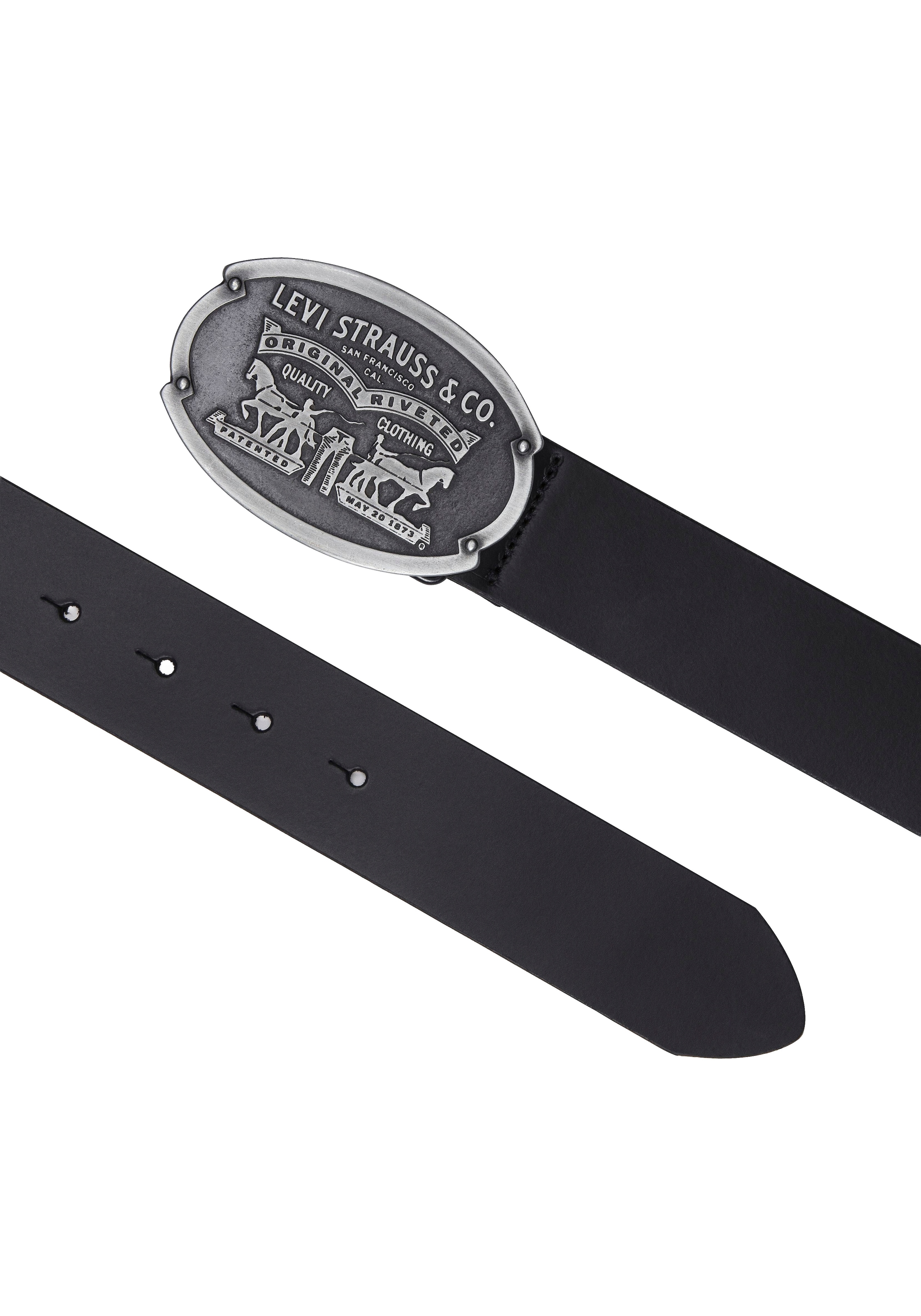 Levi's® Ledergürtel »Billy Plaque Belt« mit markanter Koppelschließe