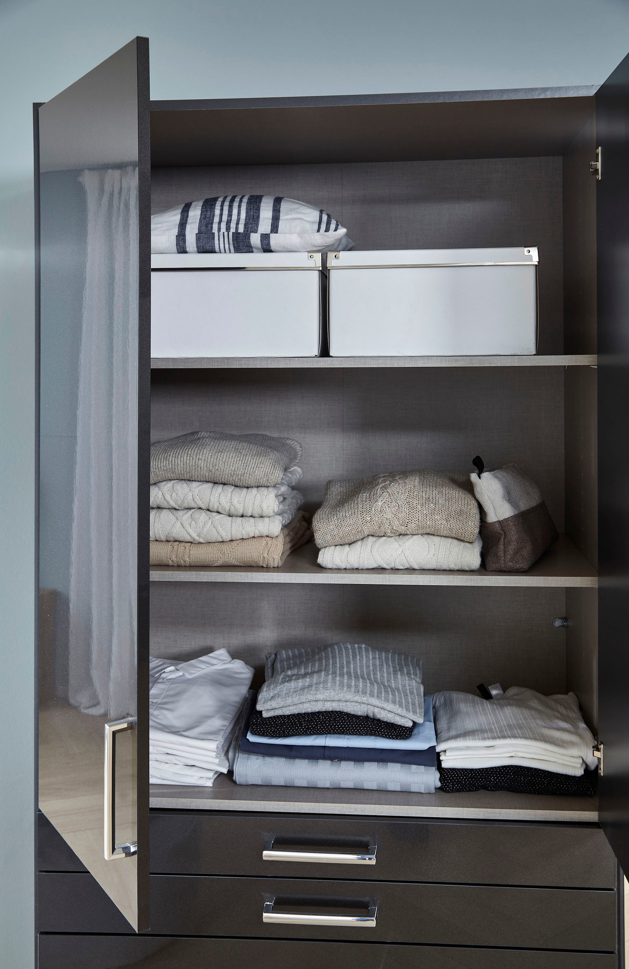 rauch Schrank-Set »Kleiderschrank Schrank Garderobe Garderobenschrank Eckschrank HOMBURG« Set, 