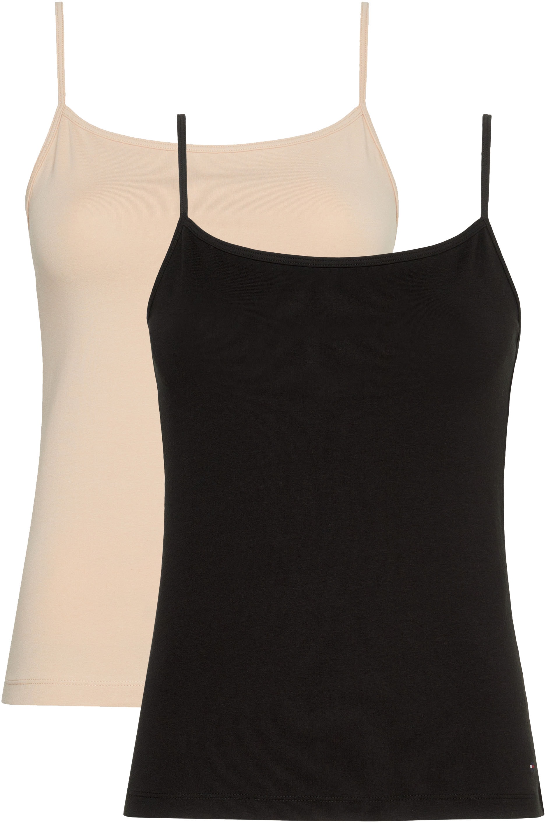 Spaghettitop »2 PACK CAMI«, (Packung, 2er), mit Logostickerei