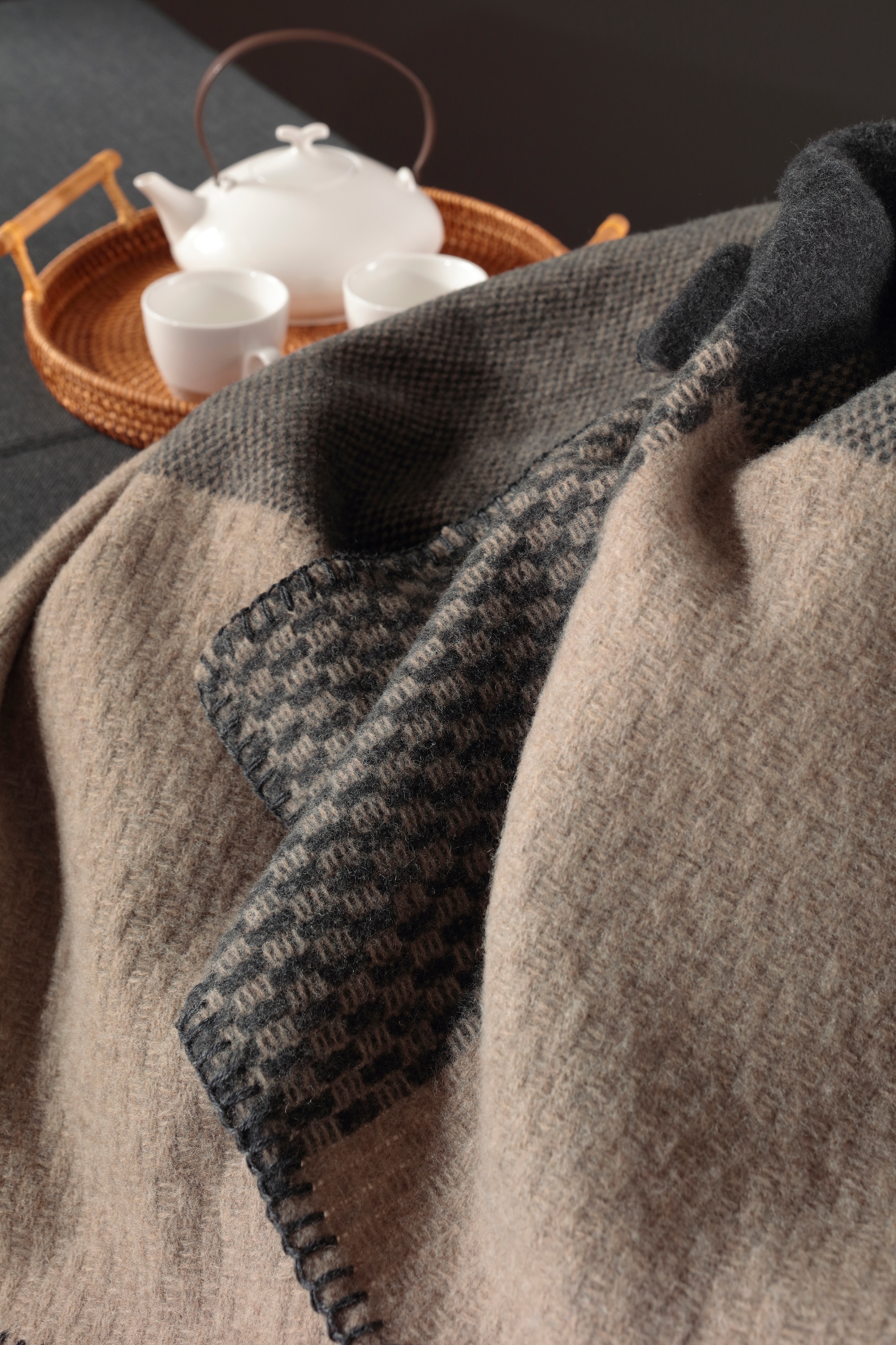 Biederlack Wolldecke »Wolldecke Merino«, mit 100% Merinowolle
