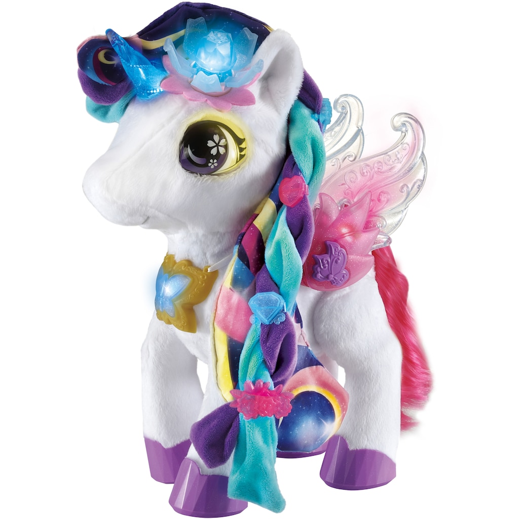 Vtech® Plüschfigur »KidiFriends, Styla, mein Blumenzauber-Einhorn«