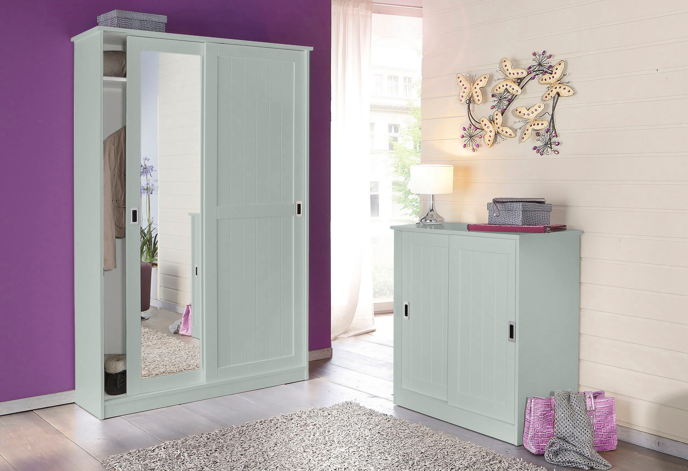 Home affaire Schuhschrank »Nekso«, Breite 83 cm, aus MDF oder Massivholz, FSC®-zertifiziert