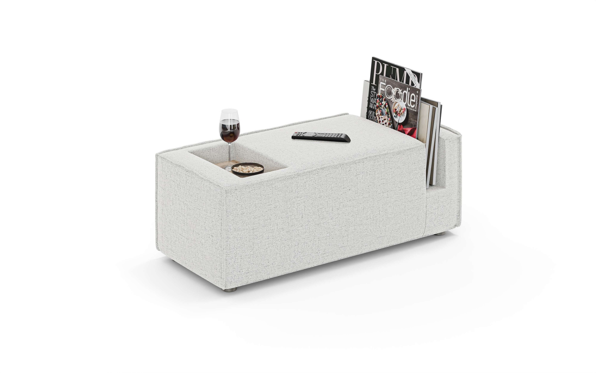 INOSIGN Sofaelement »HAILY Tisch für das Modulsofa, Maße B/T/H: 45/100/37 c günstig online kaufen