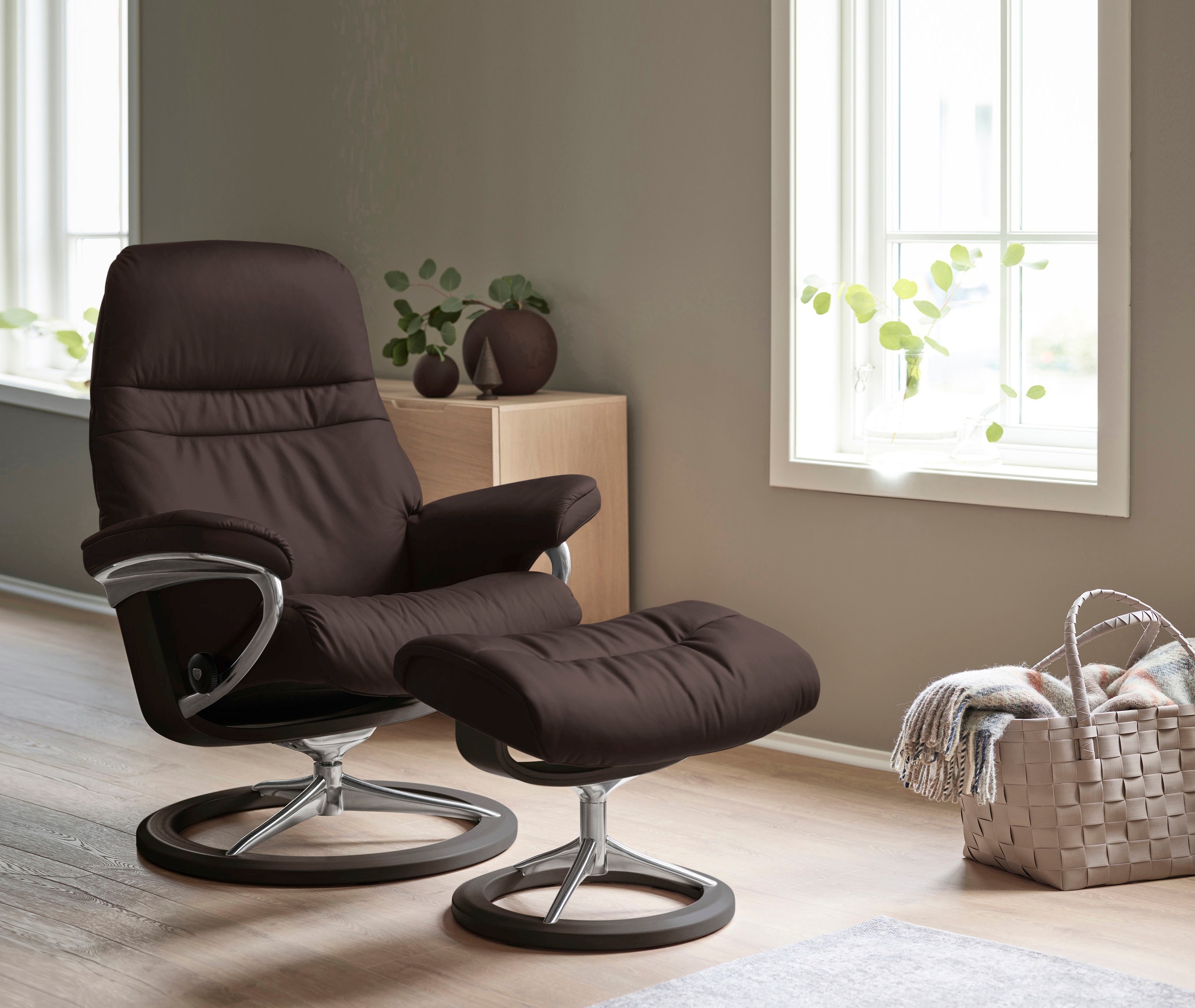 Stressless Relaxsessel "Sunrise" mit Signature Base, Größe L, Gestell Wenge günstig online kaufen