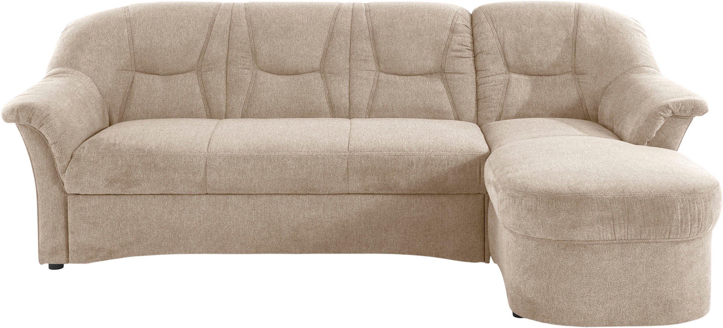 DOMO collection Ecksofa »Sarafina zeitlos und komfortabel, optional mit Fed günstig online kaufen