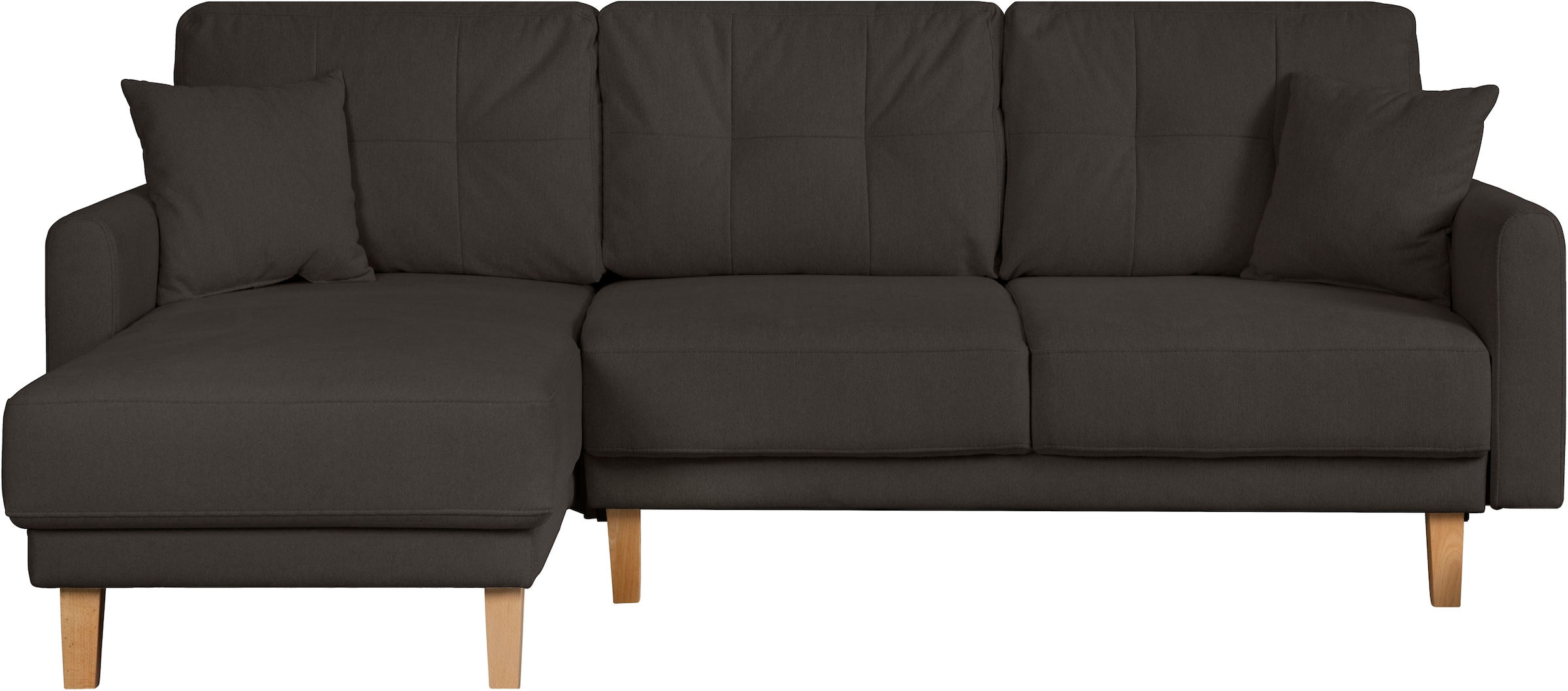 Home affaire Ecksofa »TRIPLO optionale Schlafsofa mit Bettkasten, Maße B/T/H: 234/164/89 cm«, L-Form wahlweise mit Bettfunktion - Liegefläche 132x210 cm