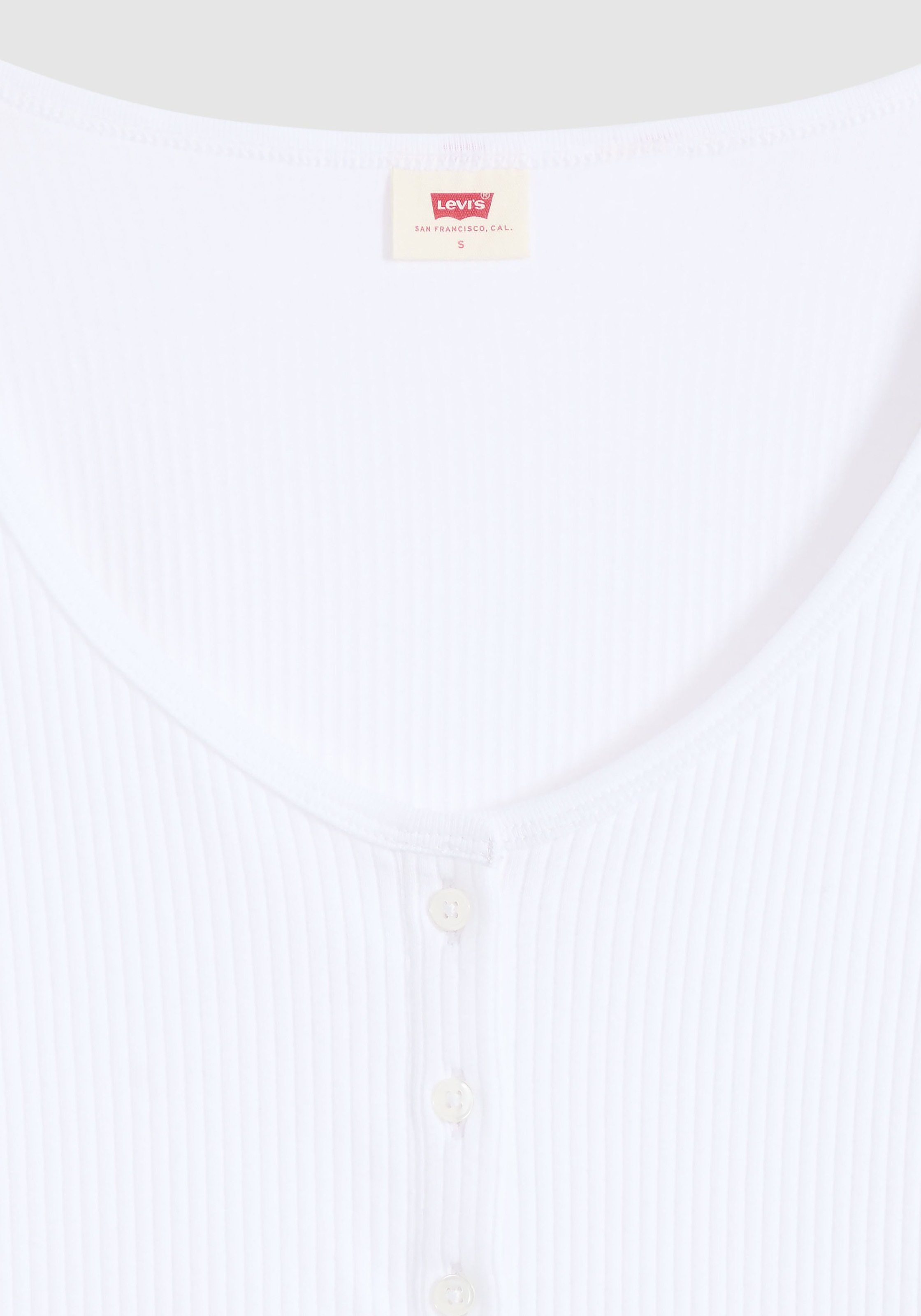Levi's® Langarmshirt »AUSTEN BUTTON THROUGH LS« Feinripp