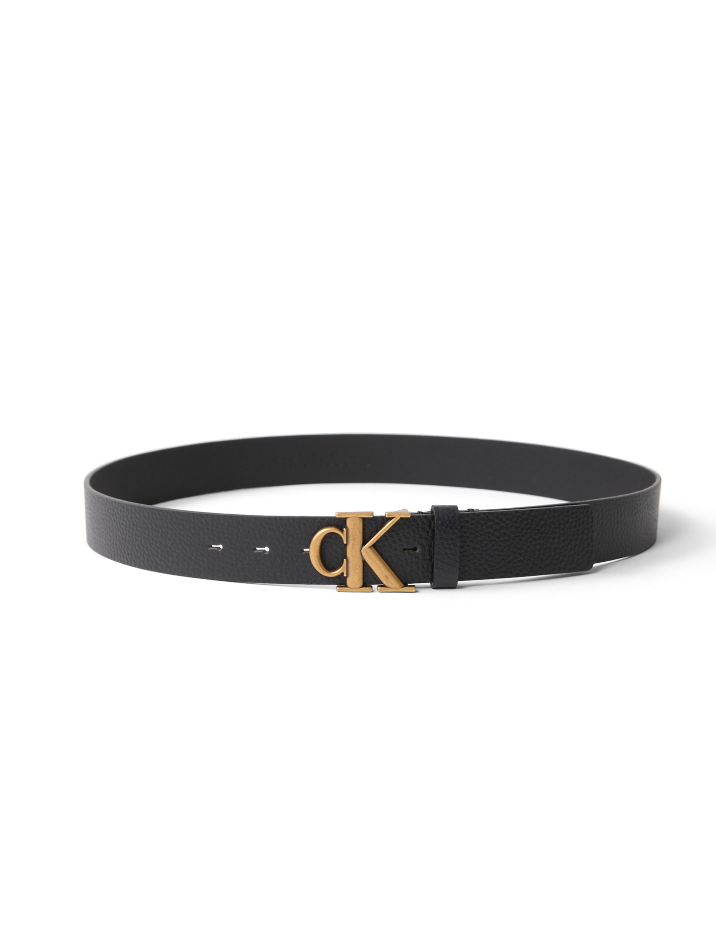 Calvin Klein Jeans Ledergürtel »MONOGRAM BUCKLE FIXED BELT 35MM«