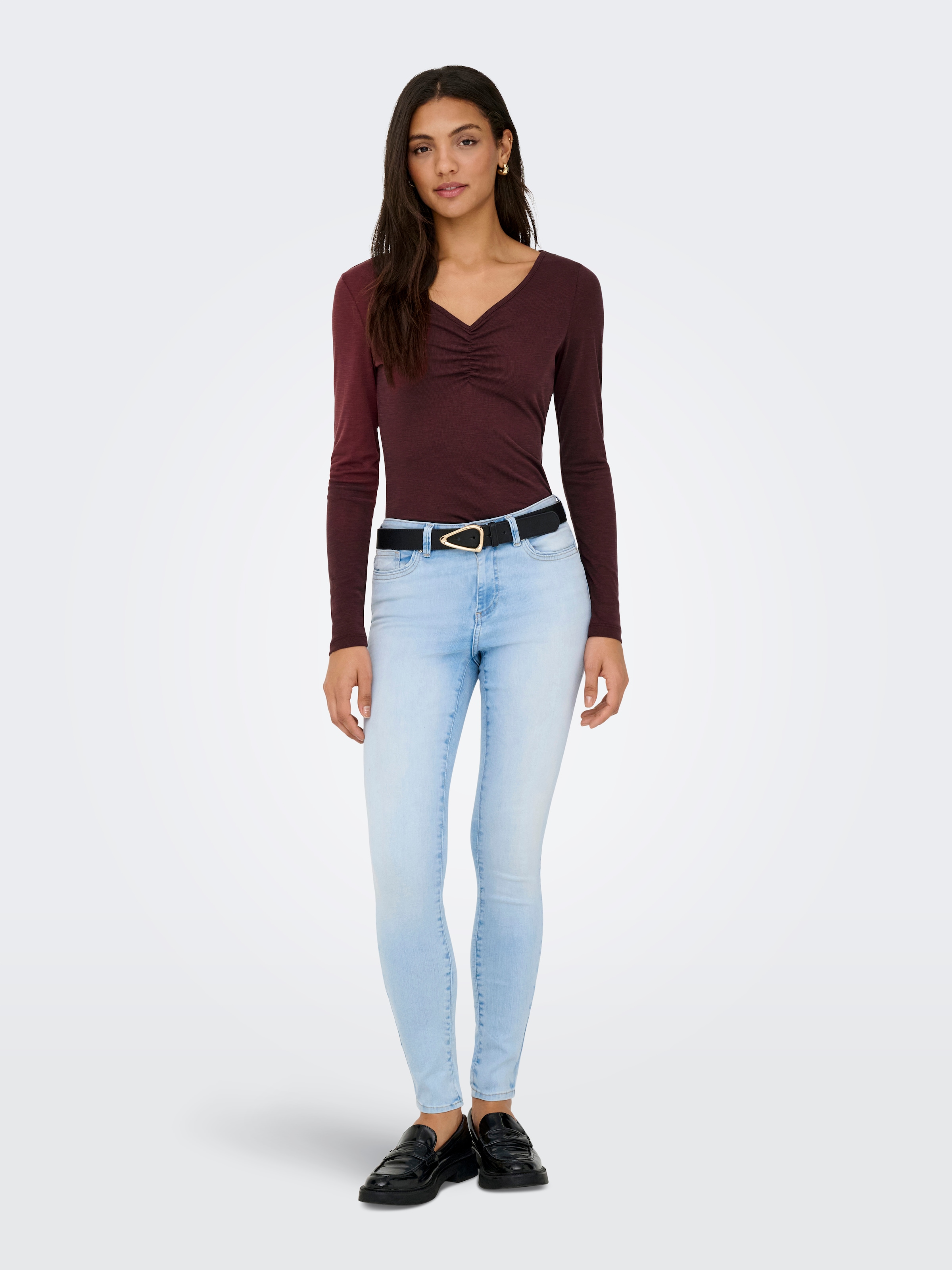 ONLY Skinny-fit-Jeans »ONLWAUW MID SKINNY DNM TAI640«