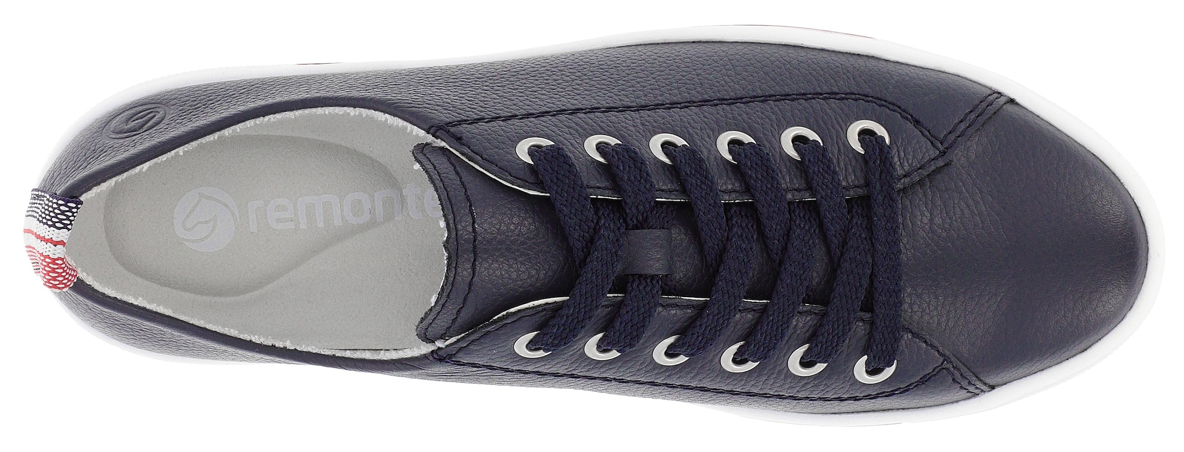 Remonte Plateausneaker  mit herausnehmbarer Einlage, Freizeitschuh, Halbschuh, Schnürschuh