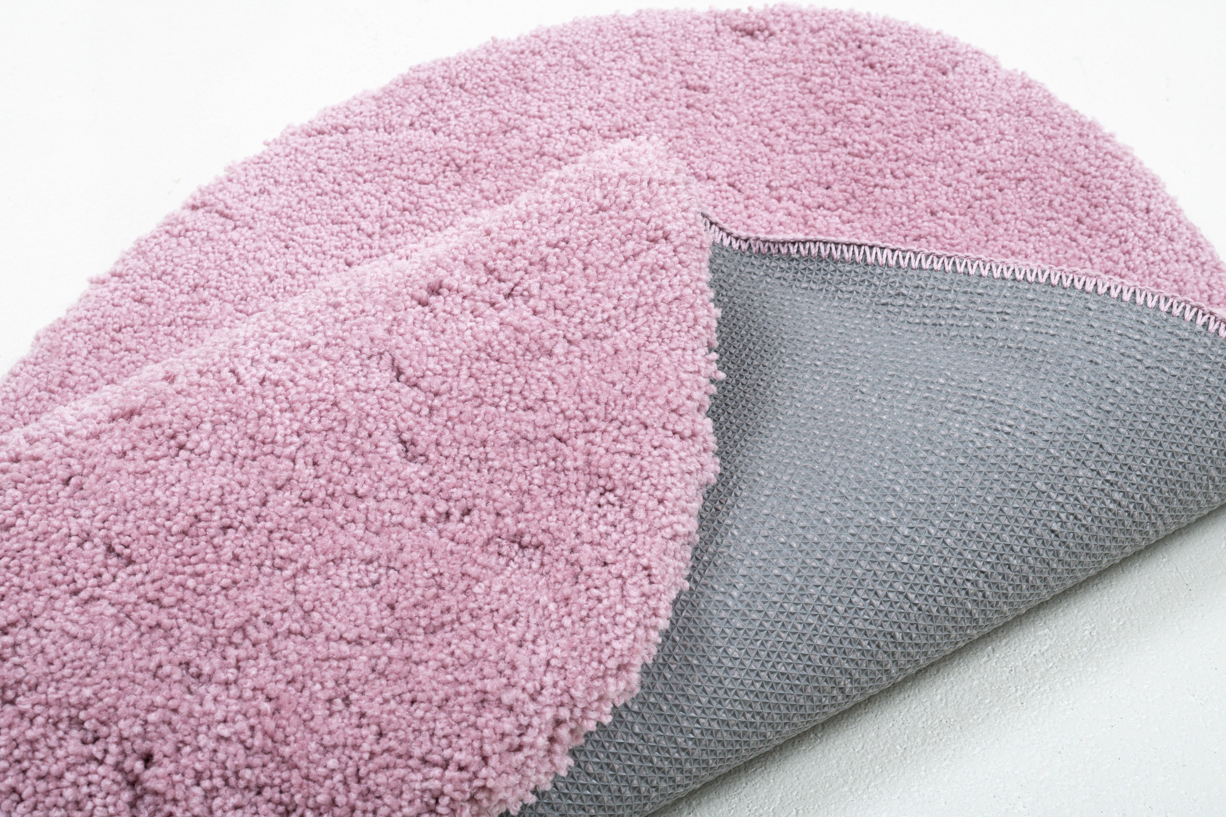 TOM TAILOR HOME Badematte »Cozy Bath UNI«, rutschhemmend beschichtet, fußbodenheizungsgeeignet, Badteppich, Uni Farben, rechteckig, rund und oval erhältlich