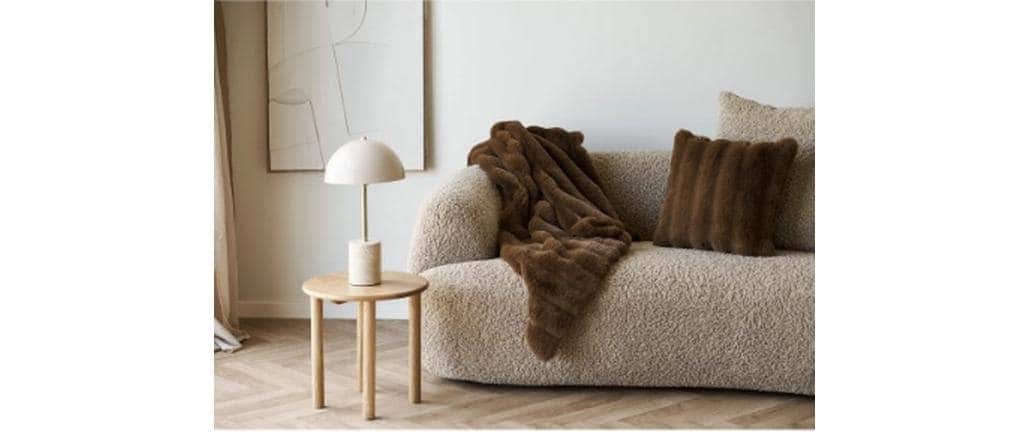 House Nordic Dekokissen »Kissen Galena 45 x45 cm« Bezug abnehmbar