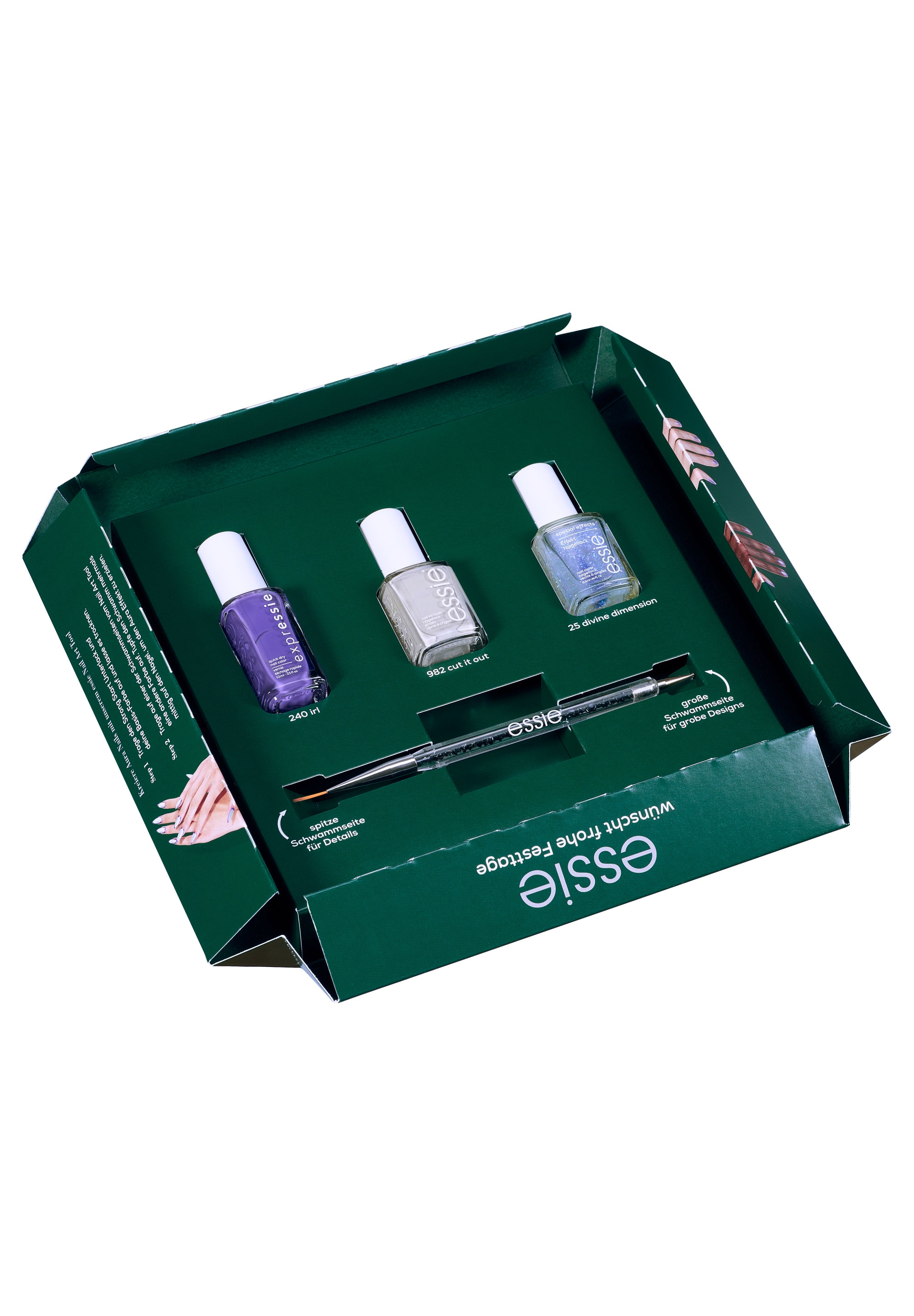 MAYBELLINE NEW YORK Nagellack-Set »Essie Nail Art Weihnachtsset«
