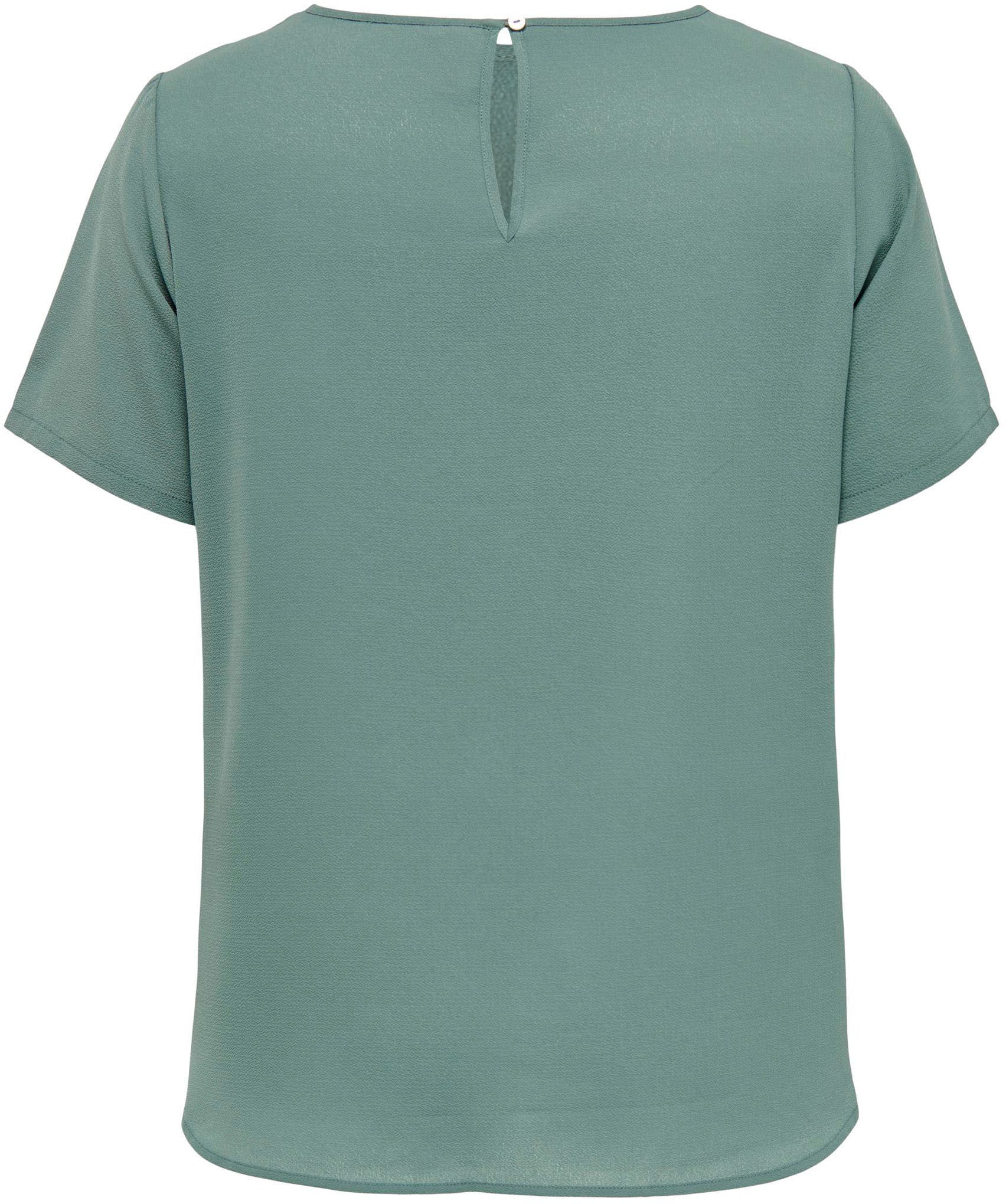 ONLY CARMAKOMA Shirtbluse »CARVICA SS TOP WVN NOOS« Materialmix, regular fit