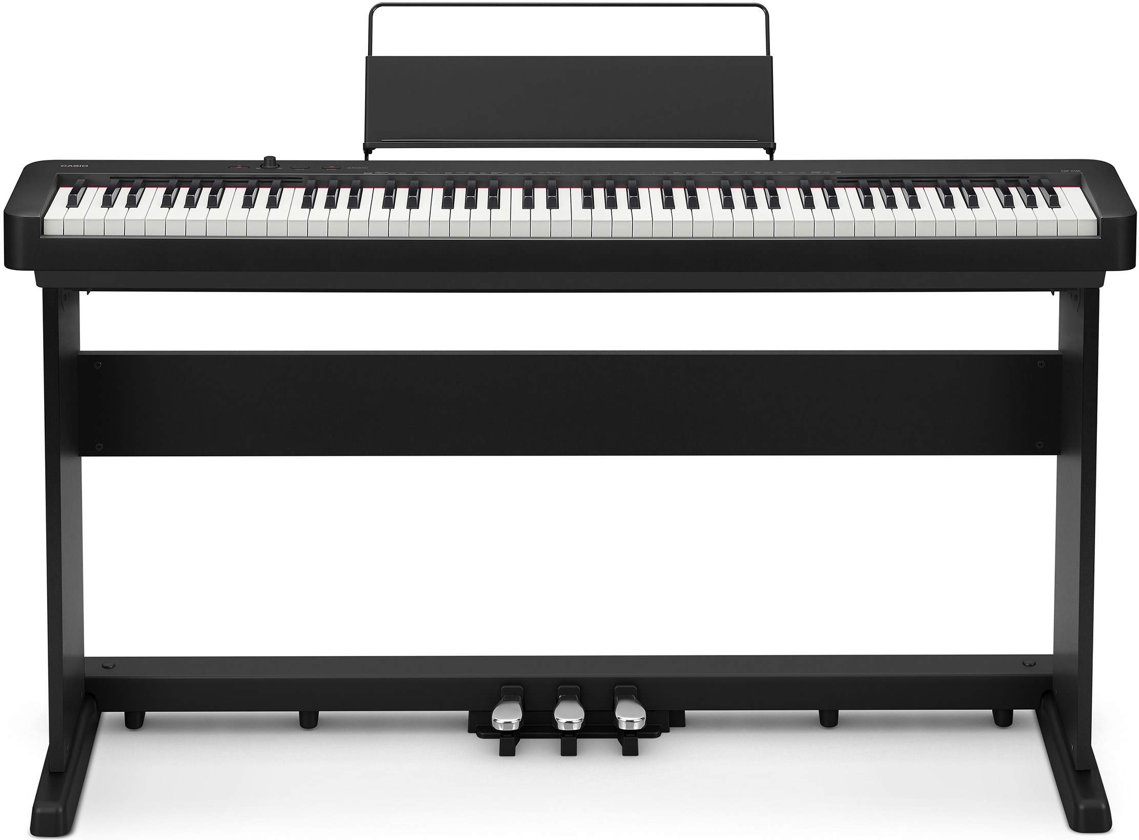 CASIO Digitalpiano »CDP-S160BK« mit Stativ und Pedaleinheit schwarz