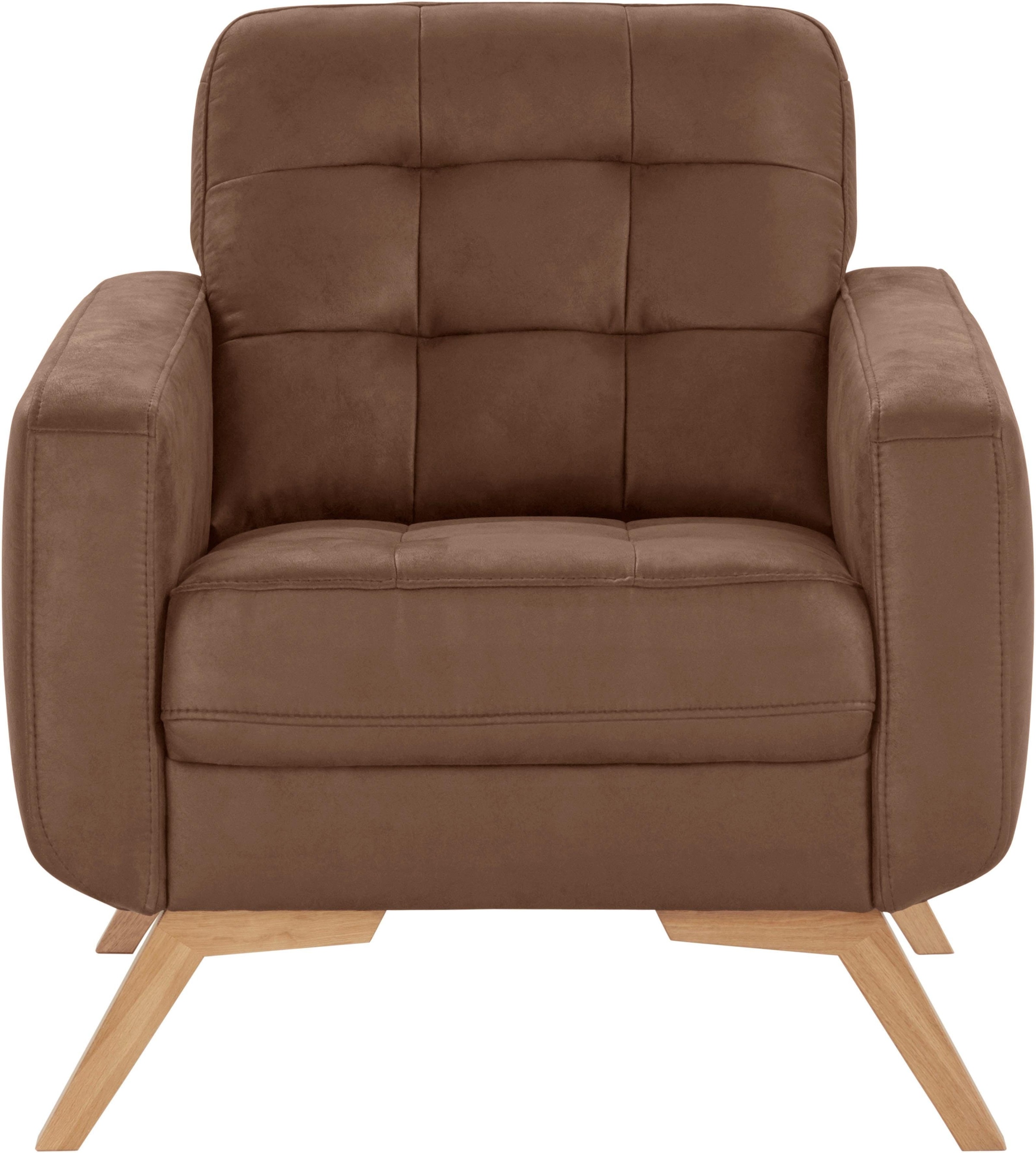 exxpo - sofa fashion Sessel »Fiord, Loungesessel«, aktuelles Design, tolle Detailverarbeitung im Sitz und Rücken