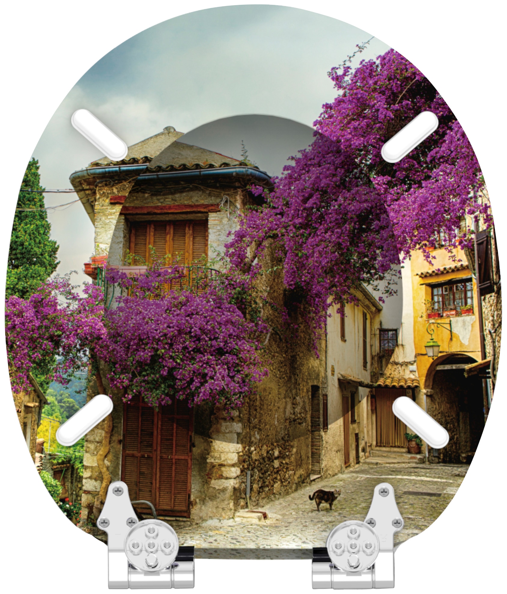 Sanilo WC-Sitz »Toskana« mit Absenkautomatik, BxL: 37,7 x 42,0 - 47,0 cm