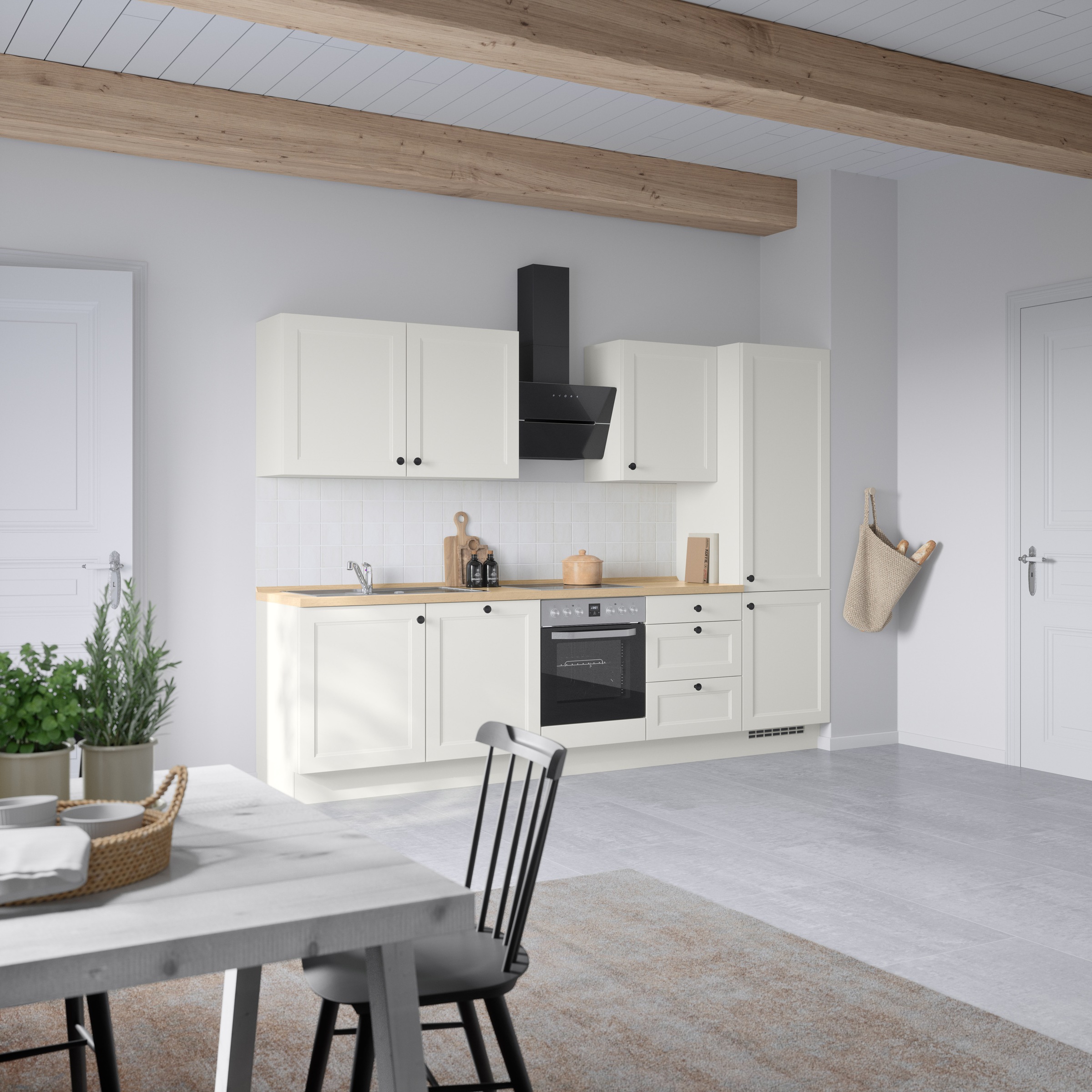 nobilia® Küchenzeile »"Cascada II"«, vormontiert, Breite 300 cm, Ausrichtung wählbar, wahlw. mit E-Geräten