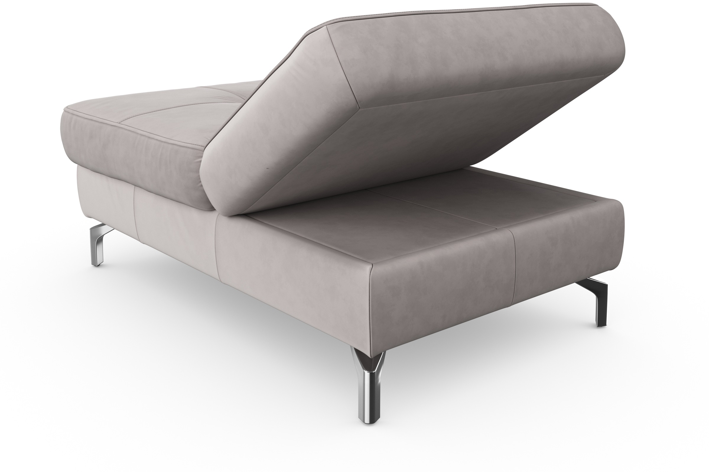 sit&more Hocker »Bendigo«, mit Klappfunktion, Bodenfreiheit 12 cm, wahlweise in 2 Fußfarben