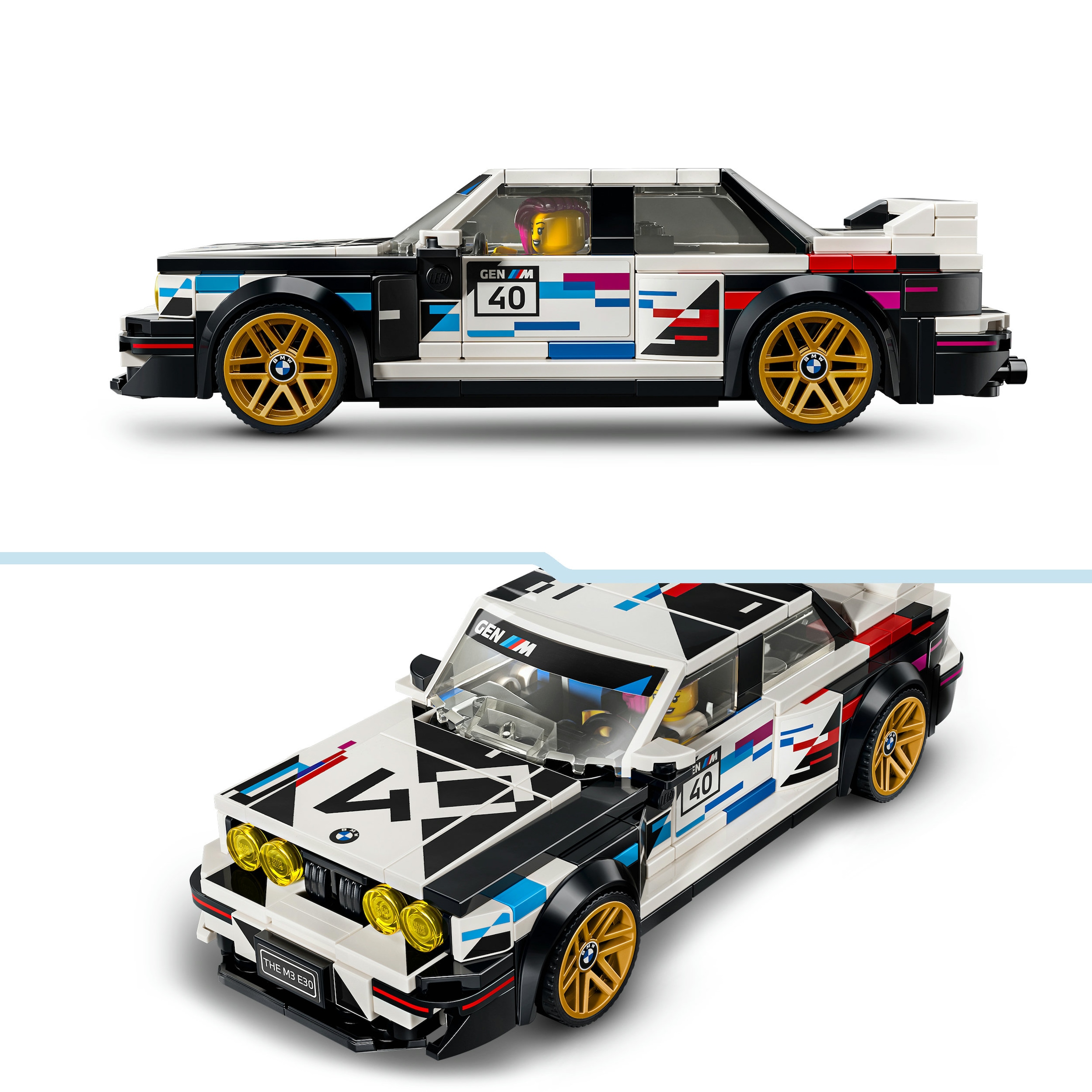 LEGO® Konstruktionsspielsteine »BMW M3 (E30) (77263), LEGO Speed Champions« Made in Europe