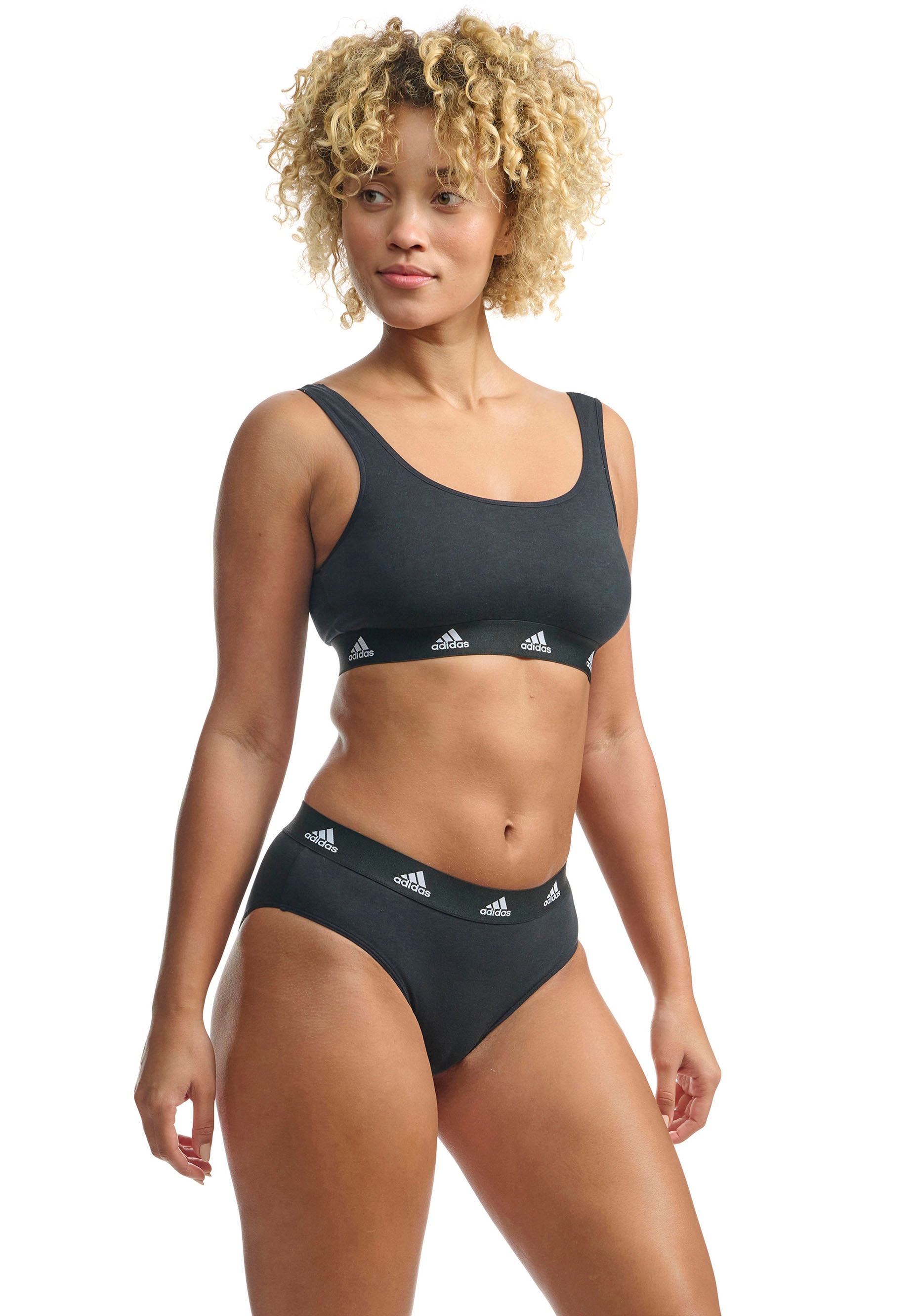 adidas Sportswear Bikinislip »Sport Active Comfort Cotton«, (3er Pack), mit Real Cool Cotton-Technologie