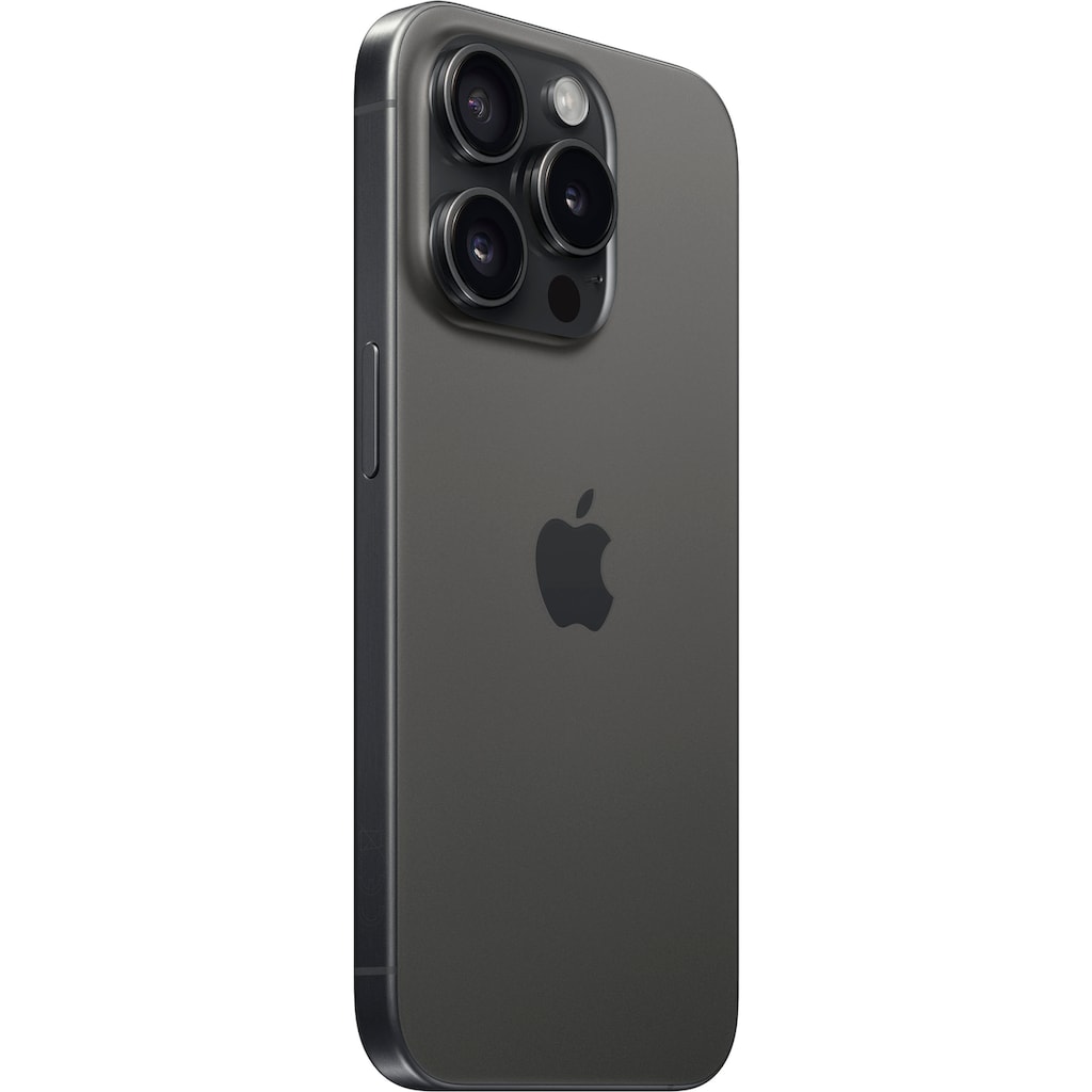 Apple Smartphone »iPhone 15 Pro 1TB«, Black Titanium, 15,5 cm/6,1 Zoll, 1000 GB Speicherplatz, 48 MP Kamera