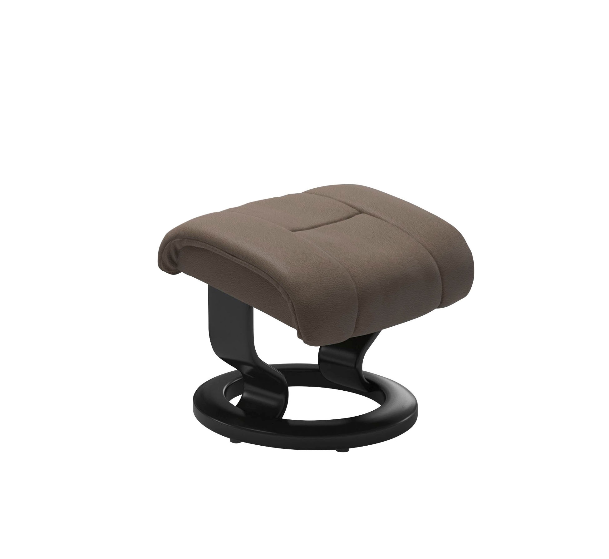 Stressless® Relaxsessel »Reno« Set, Relaxsessel mit Hocker,  mit Hocker, mit Classic Base, Größe S, M & L, Gestell Schwarz