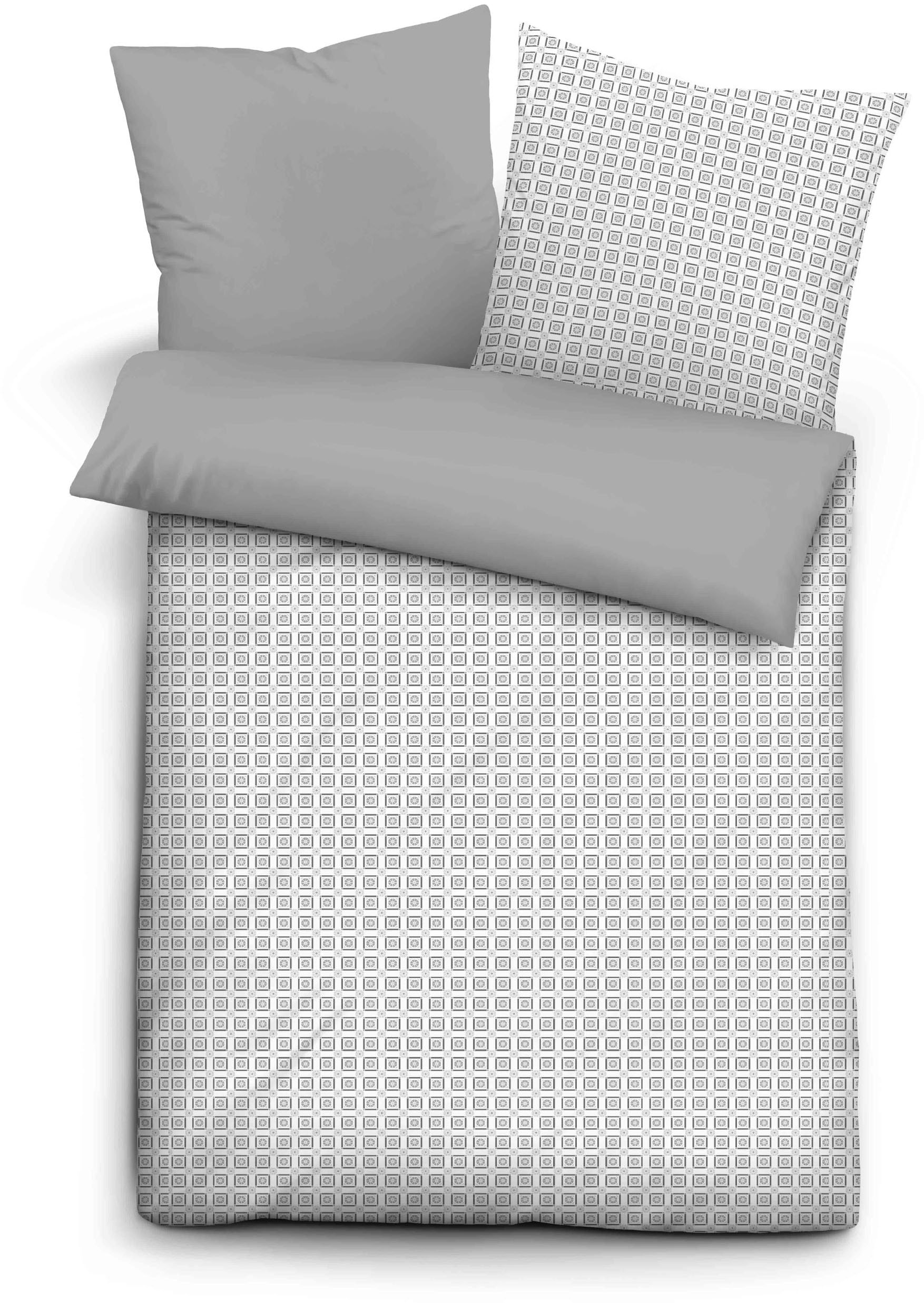 Cinque Wendebettwäsche »0041702« 2 Stk. tlg. hautfreundlich, pflegeleicht, Reißverschluss, ganzjährig einsetzbar