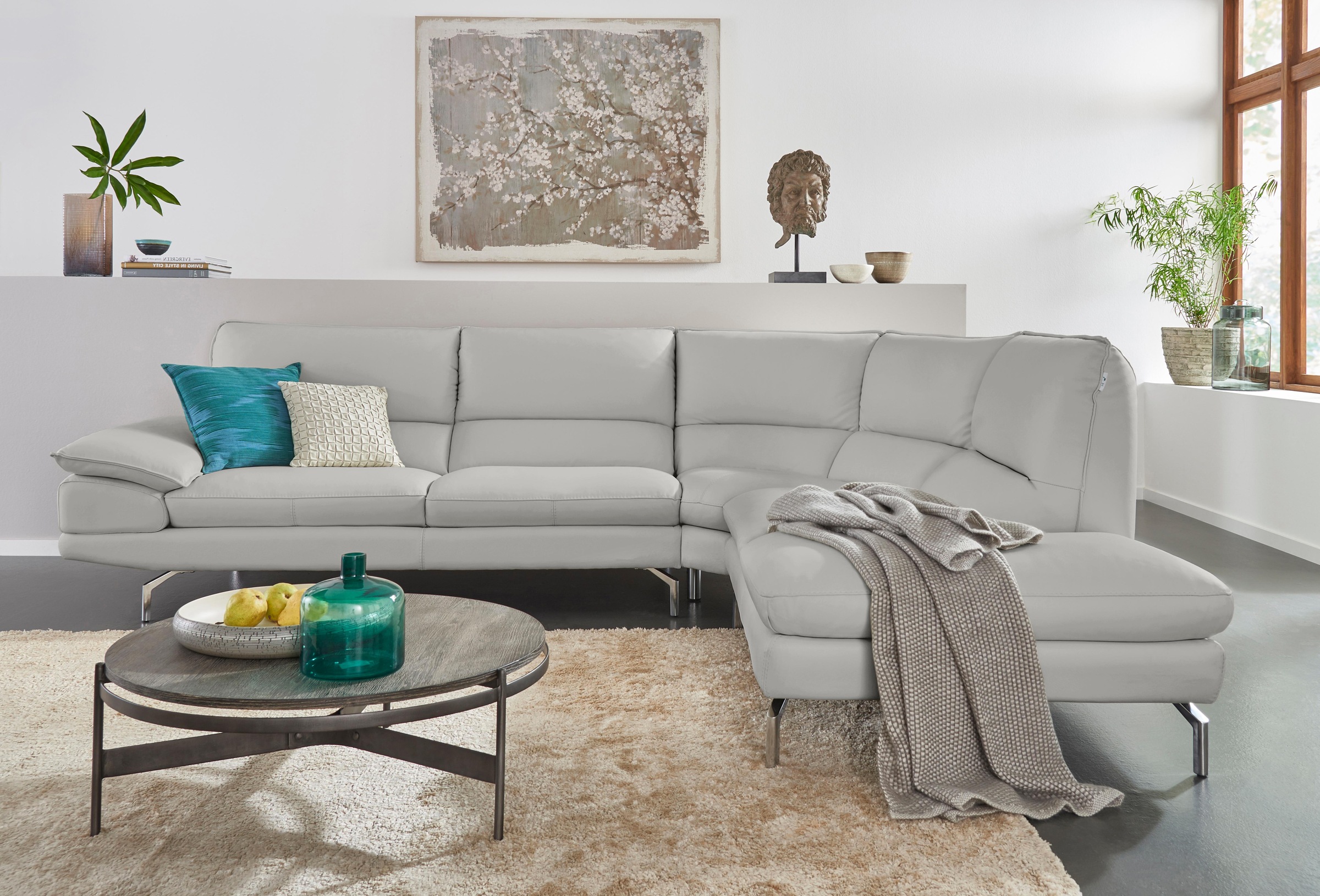 CALIA ITALIA Ecksofa »Dave, italienisches Designsofa L-Form, erstklassiger günstig online kaufen