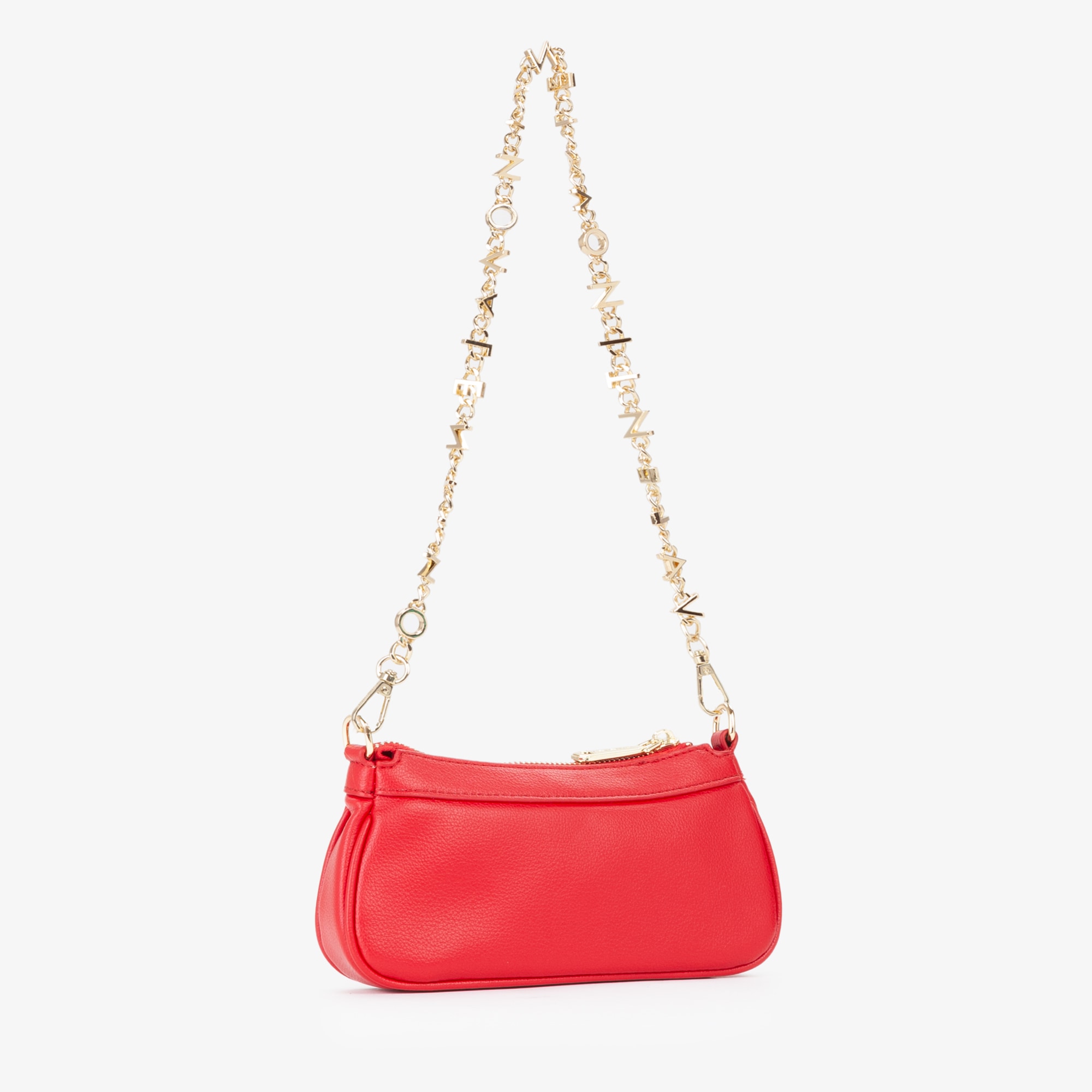 VALENTINO BAGS Schultertasche »ELLY« Damen Abendtasche mit markanter Logoverzierung an der Umhängekette