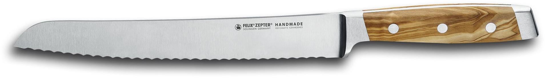 Felix Solingen Brotmesser »First Class Wood«, (1 tlg.), Handmade in Solinge günstig online kaufen