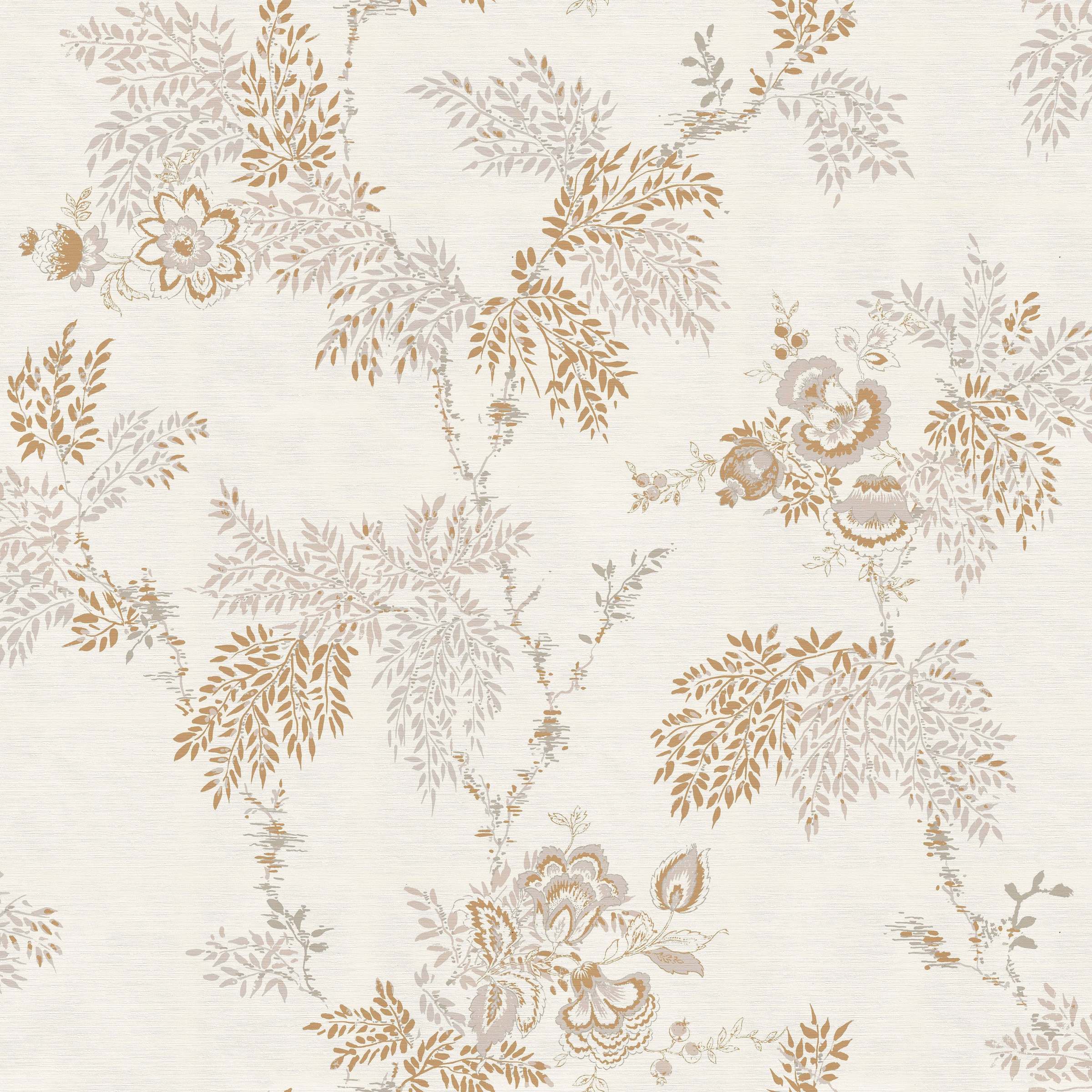 Superfresco Easy Vliestapete »Kimono Weiss/Gold 10mx52cm« natürlich glatt Kimono /Gold 1000x52cm