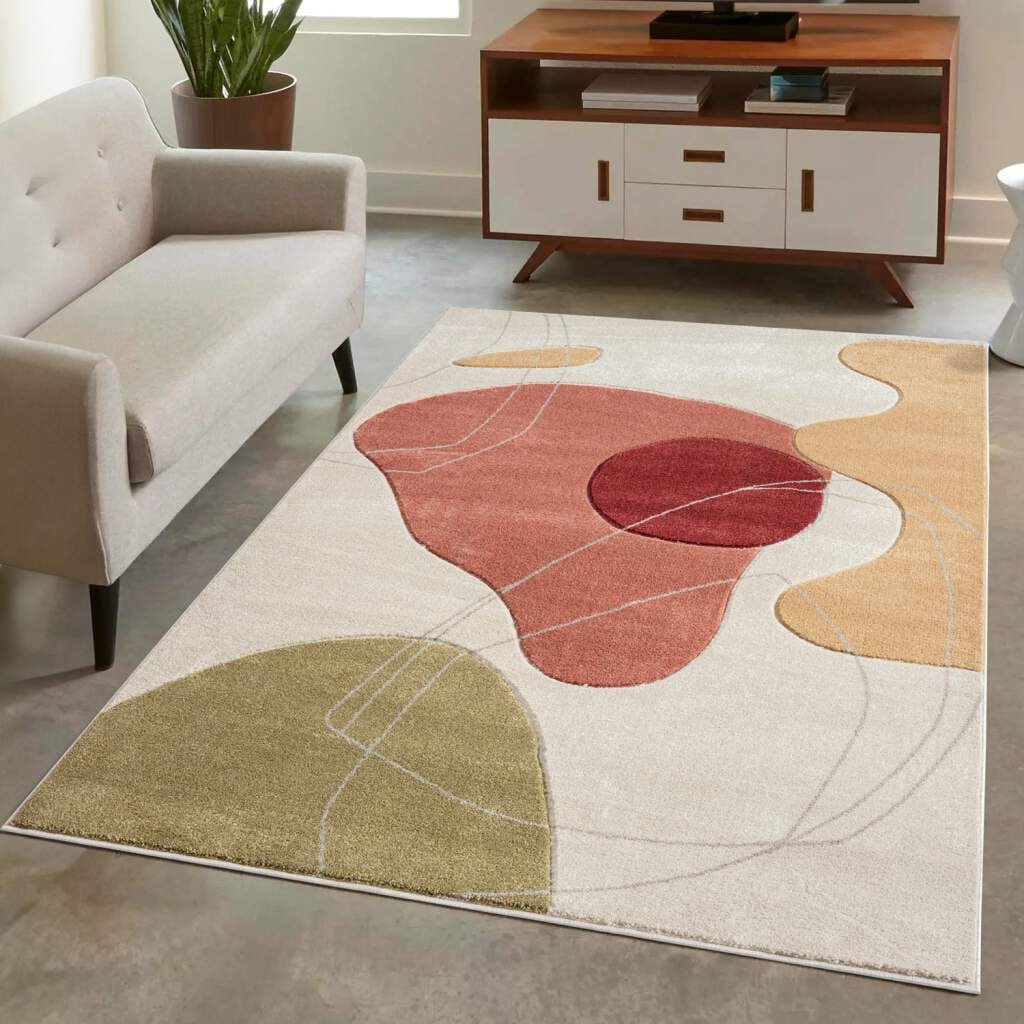 Carpet City Teppich »BONITO7158«, rechteckig, 11 mm Höhe, Flachflor, Hochti günstig online kaufen