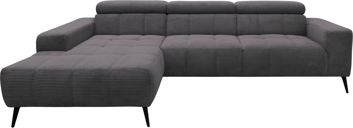 DOMO collection Ecksofa »Trento L-Form, mit Kufenfuß oder Einzelfuß«, wahlw günstig online kaufen