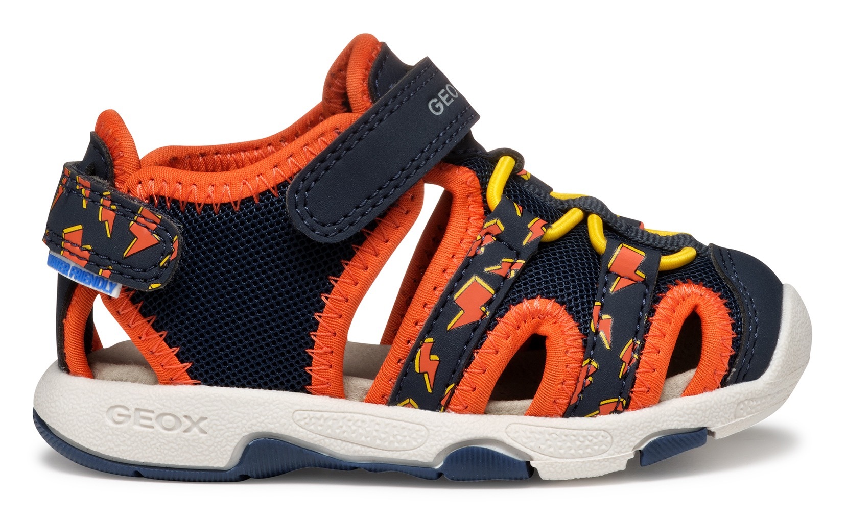 Geox Sandale »B SANDAL MULTY BOY«, Babyschuh, Sommerschuh, Trekking Schuh mit Klettverschluss