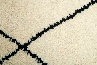 6. Bild von THEKO Wollteppich »MARMOUCHA 05«, rechteckig, reine Wolle, Rauten Design, mit Fransen