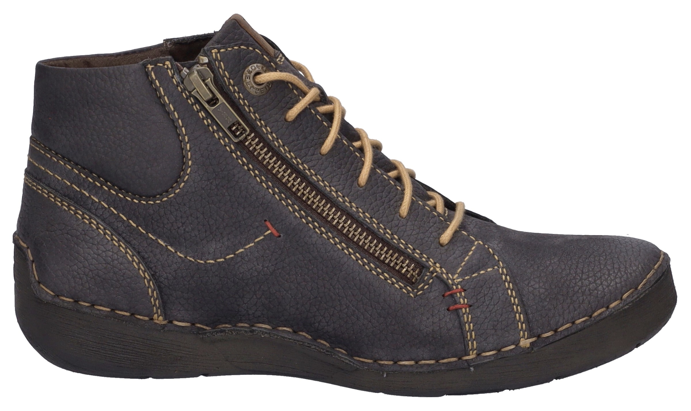 Josef Seibel Schnürstiefelette »Fergey 67«, Schnürstiefel, Winterstiefel, Bequemschuh mit Reißverschluss