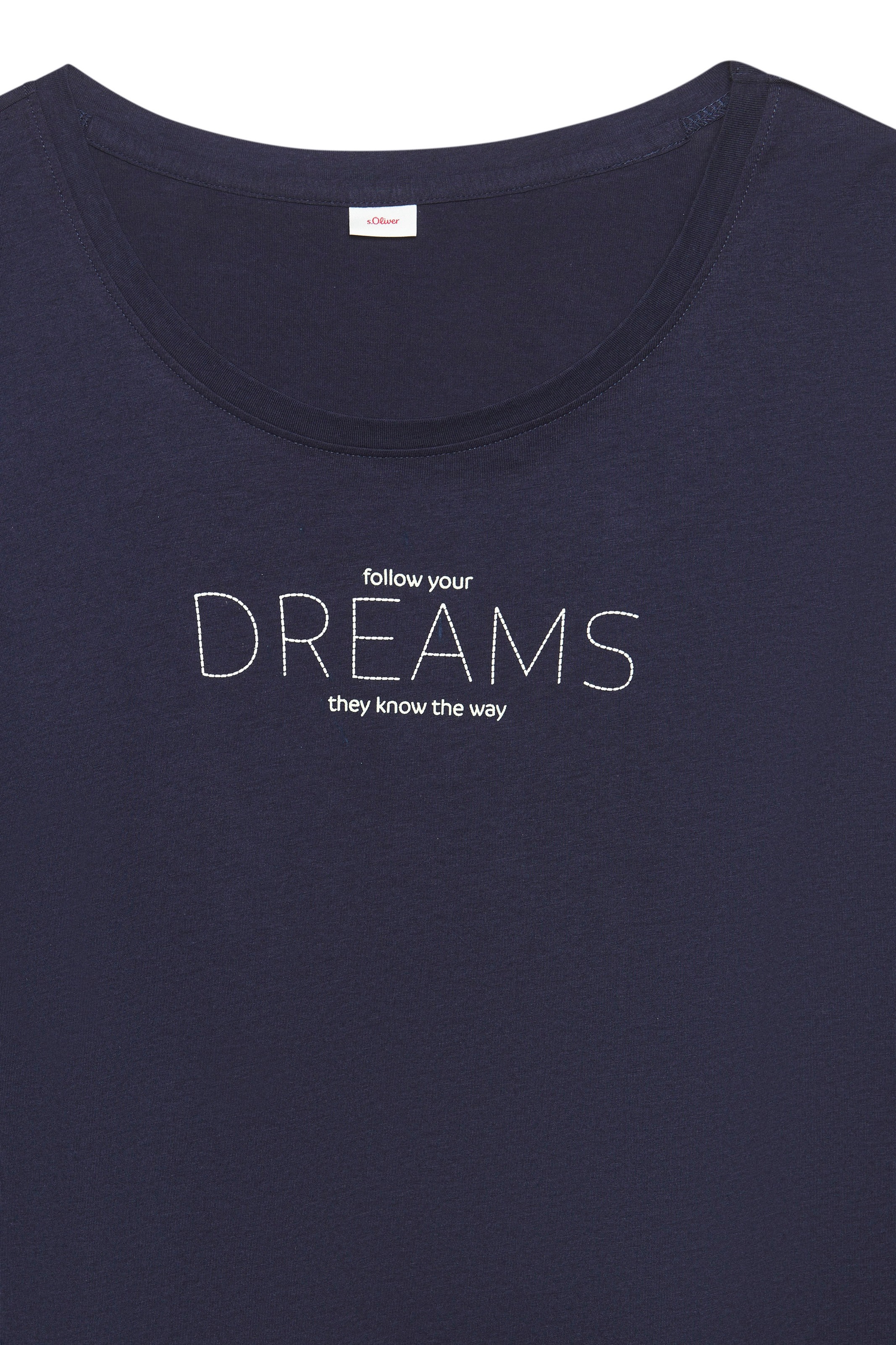 s.Oliver Sleepshirt, mit Frontdruck